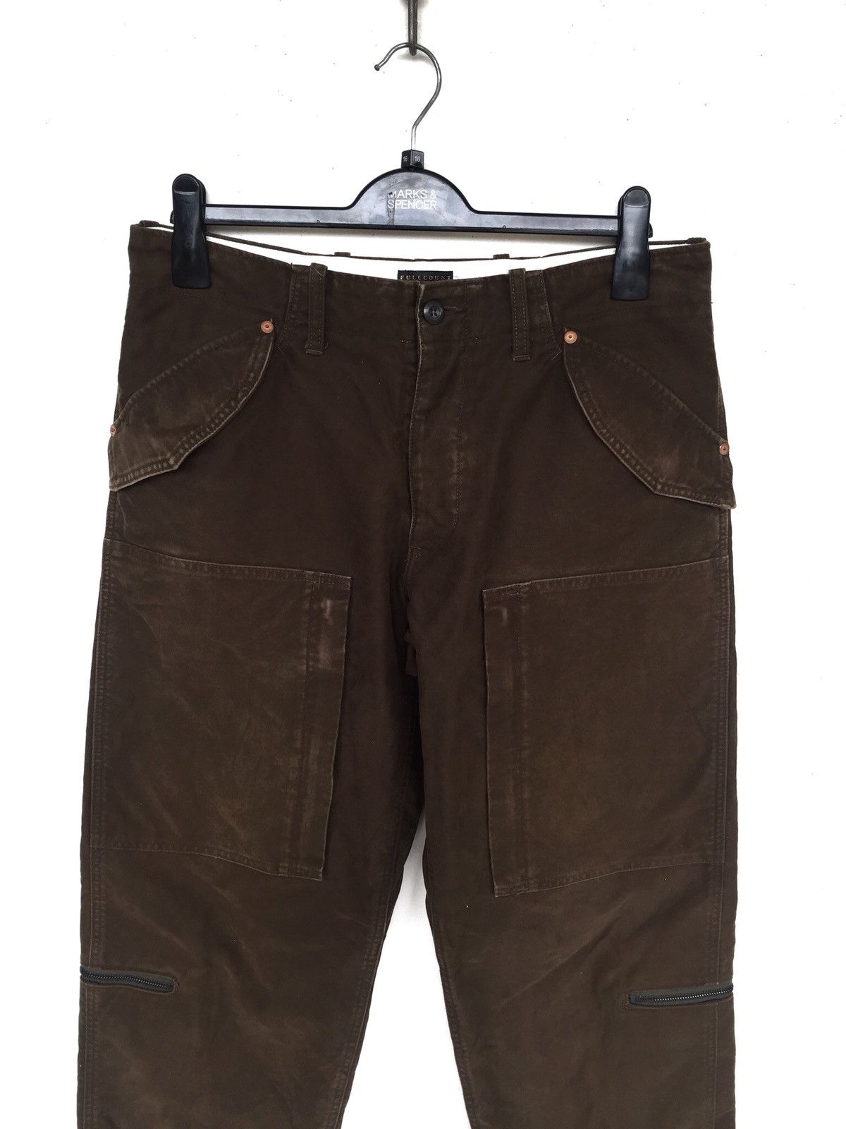 Full Count & Co. Full Count 🇯🇵 Moleskin Functional Tactical Pants Size US 34 / EU 50 - 3 Thumbnail