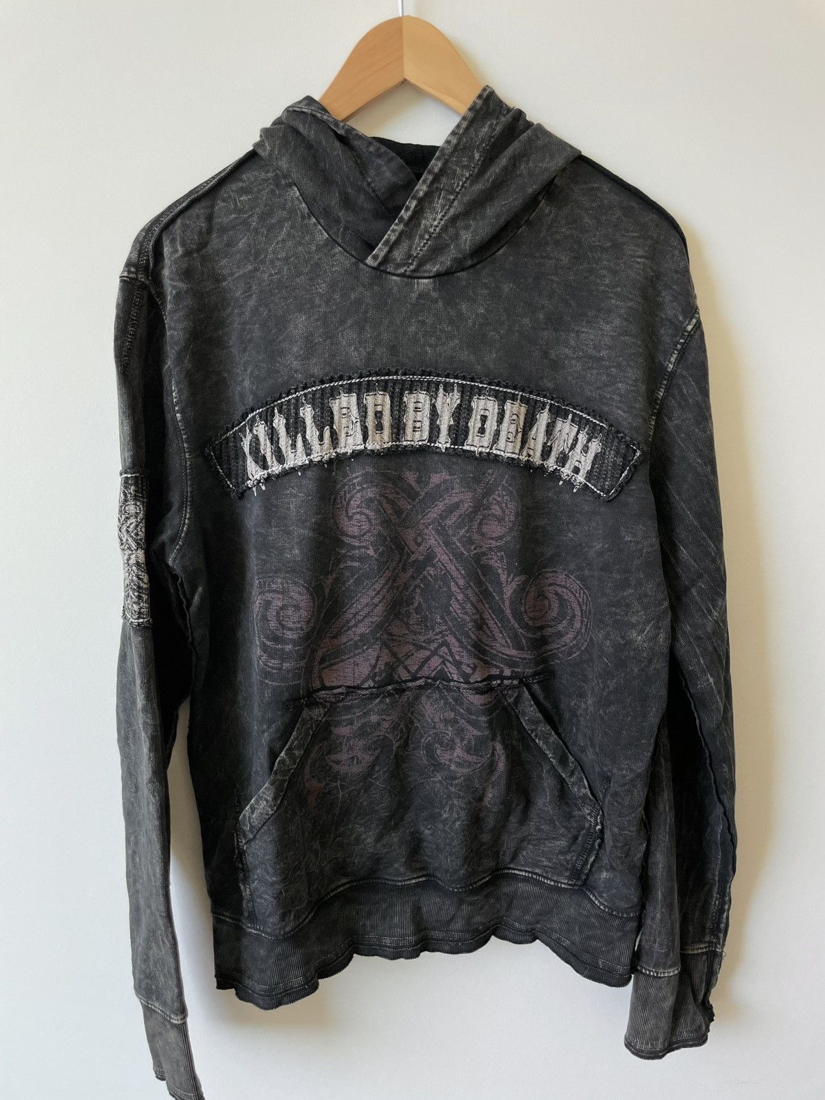 Affliction Salvage Killed by Death Vintage Hooded sweatshirt Size US M / EU 48-50 / 2 - 1 Thumbnail