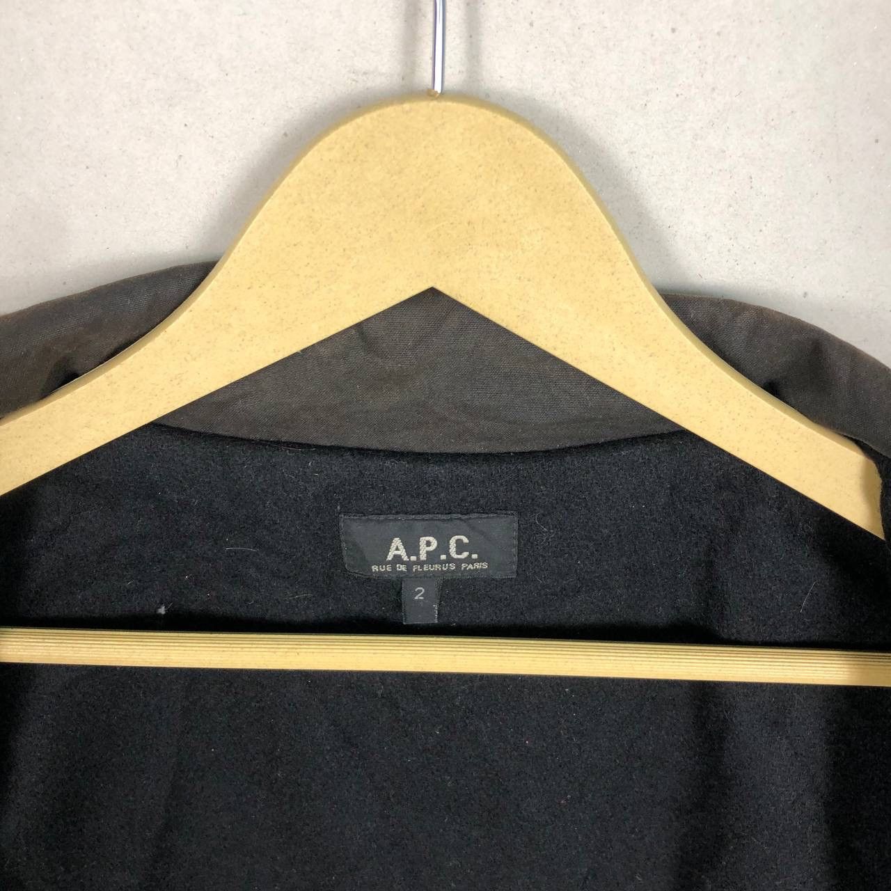 A.P.C. A.P.C Khaki Gabriel Waxed Cotton Jacket Sun Faded Workwear Size US L / EU 52-54 / 3 - 10 Thumbnail