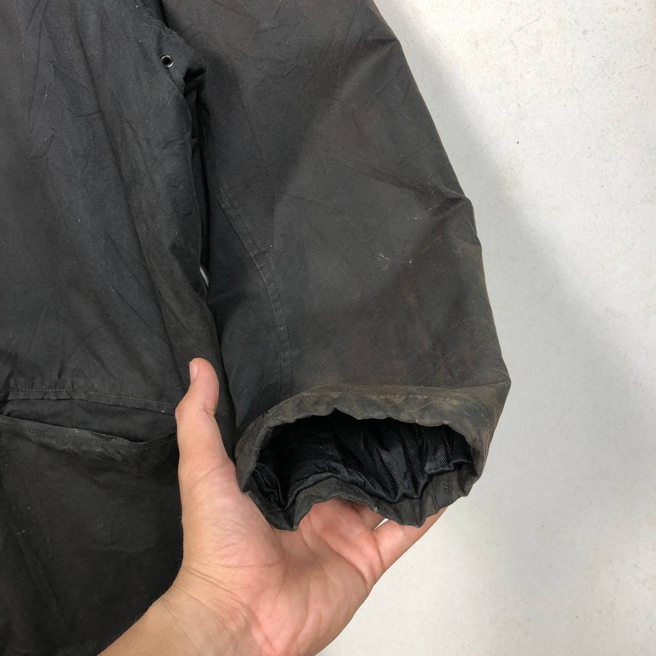 A.P.C. A.P.C Khaki Gabriel Waxed Cotton Jacket Sun Faded Workwear Size US L / EU 52-54 / 3 - 8 Thumbnail