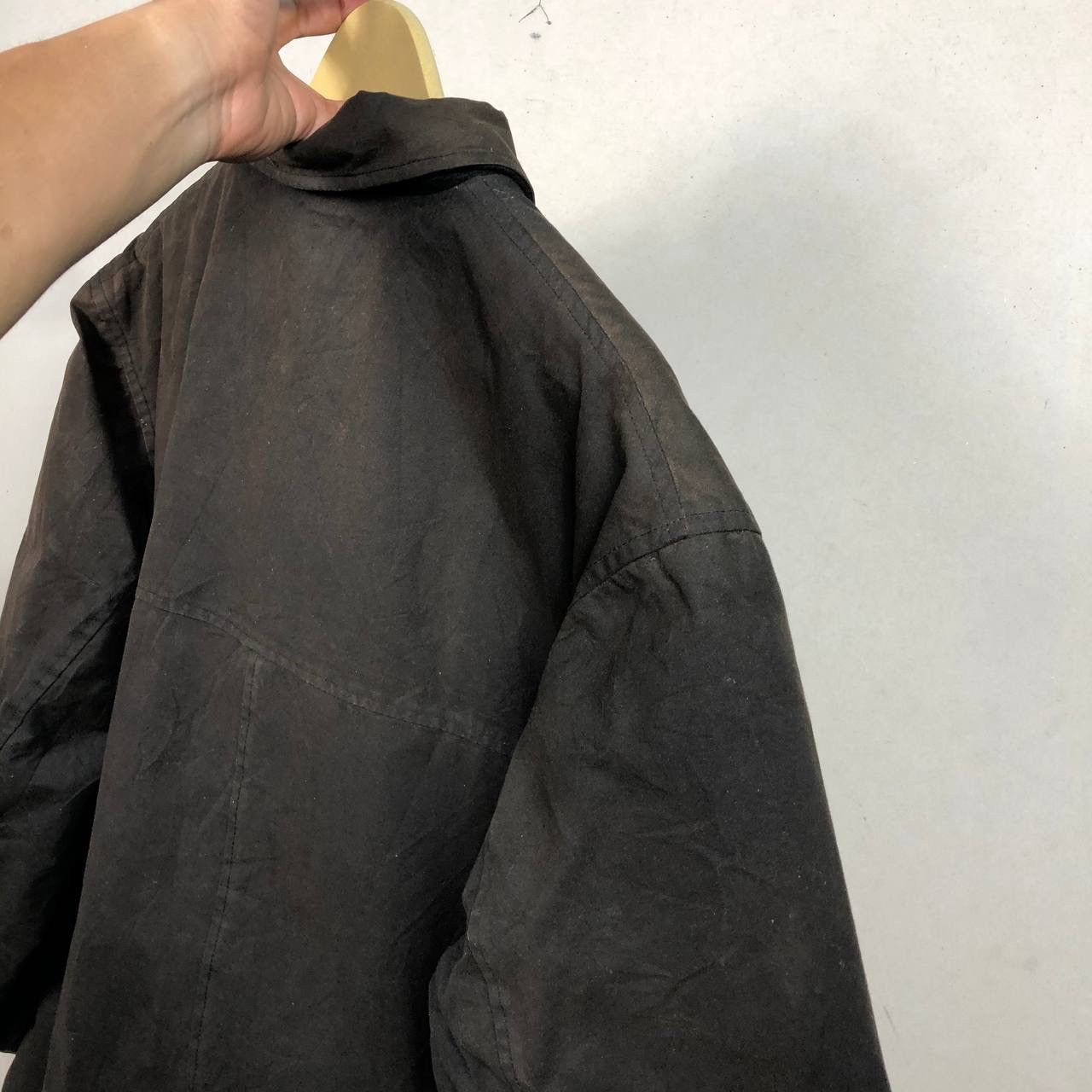 A.P.C. A.P.C Khaki Gabriel Waxed Cotton Jacket Sun Faded Workwear Size US L / EU 52-54 / 3 - 7 Thumbnail