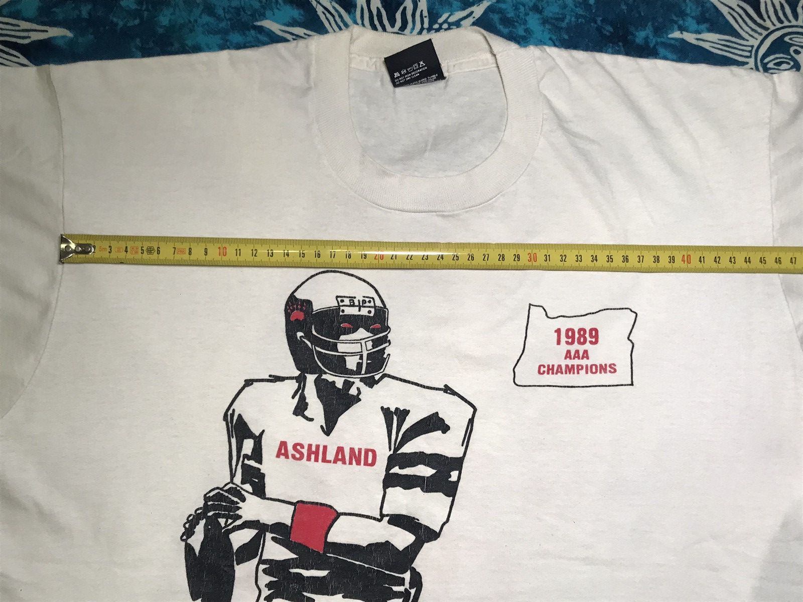 Band Tees Vintage 89s t-shirt Ashland State Champs American Football Size US M / EU 48-50 / 2 - 20 Thumbnail