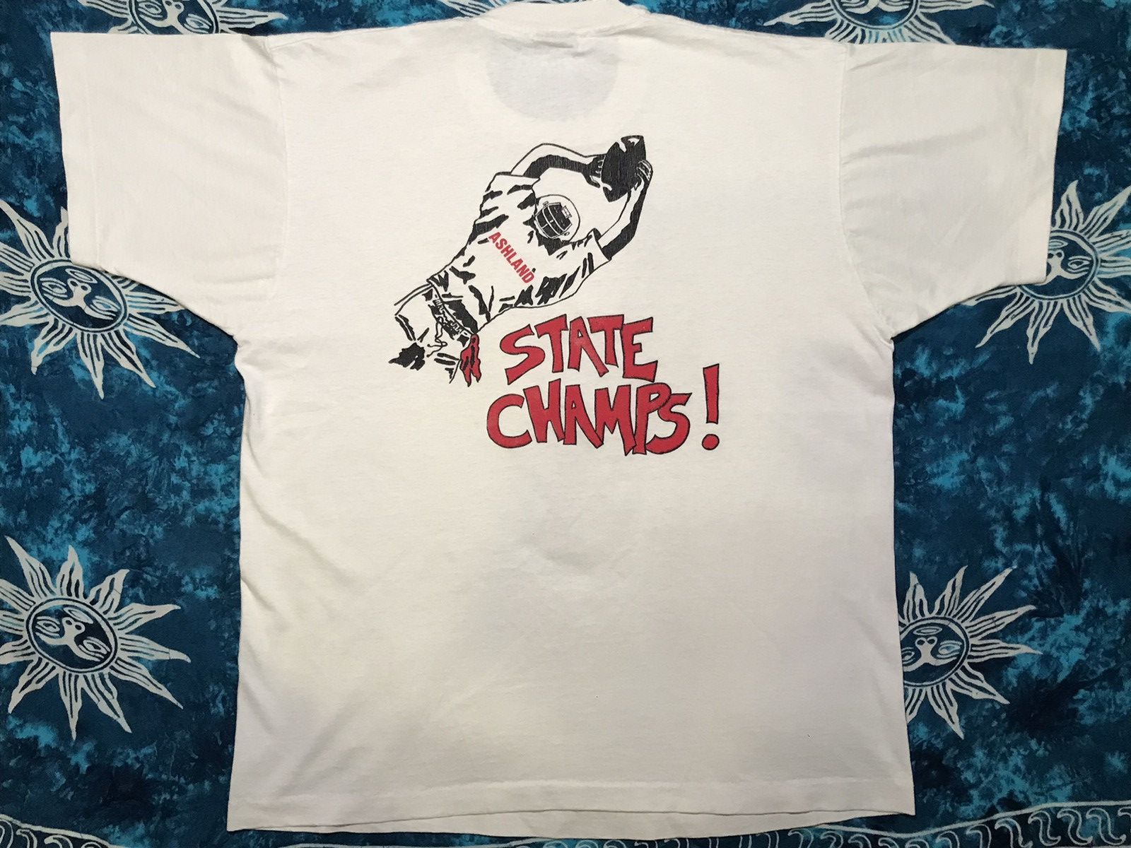 Band Tees Vintage 89s t-shirt Ashland State Champs American Football Size US M / EU 48-50 / 2 - 11 Thumbnail
