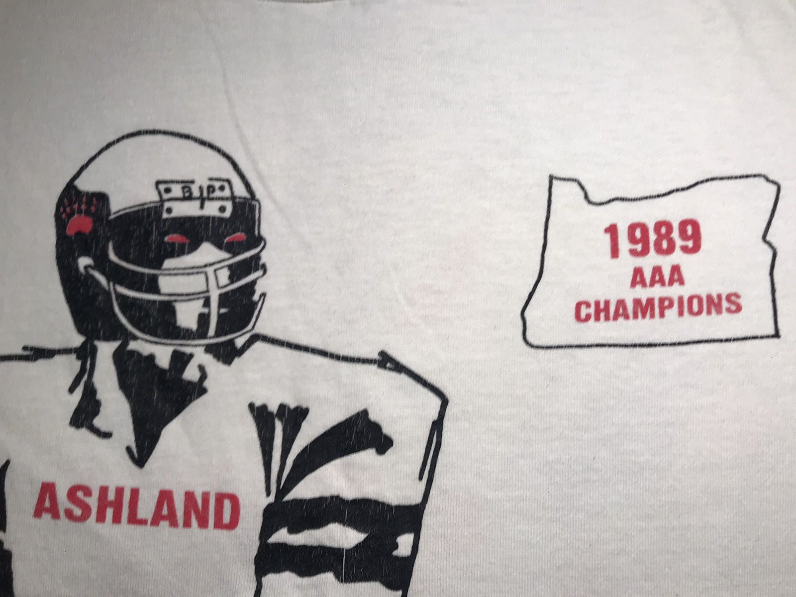 Band Tees Vintage 89s t-shirt Ashland State Champs American Football Size US M / EU 48-50 / 2 - 5 Thumbnail