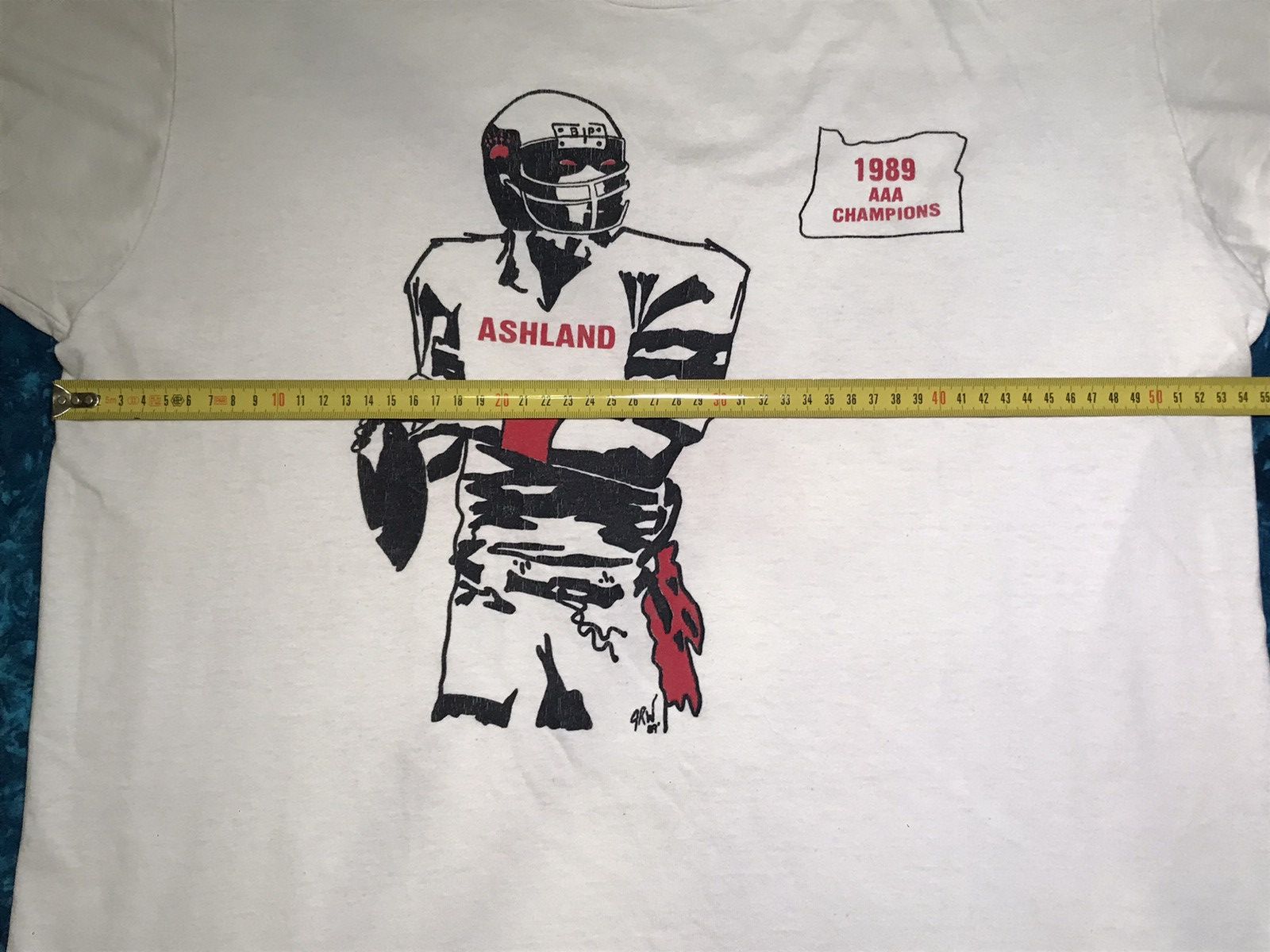 Band Tees Vintage 89s t-shirt Ashland State Champs American Football Size US M / EU 48-50 / 2 - 21 Thumbnail