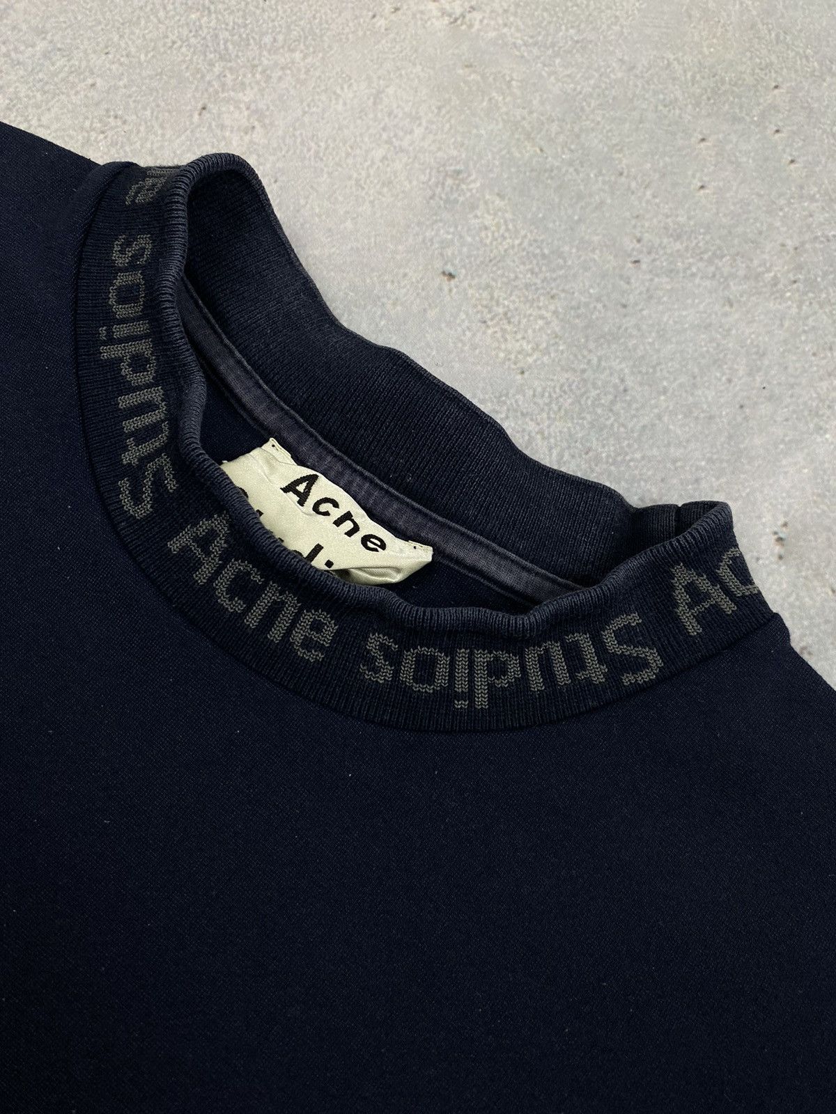 Acne Studios Acne Studios Navid t shirt navy neck Size US S / EU 44-46 / 1 - 5 Thumbnail