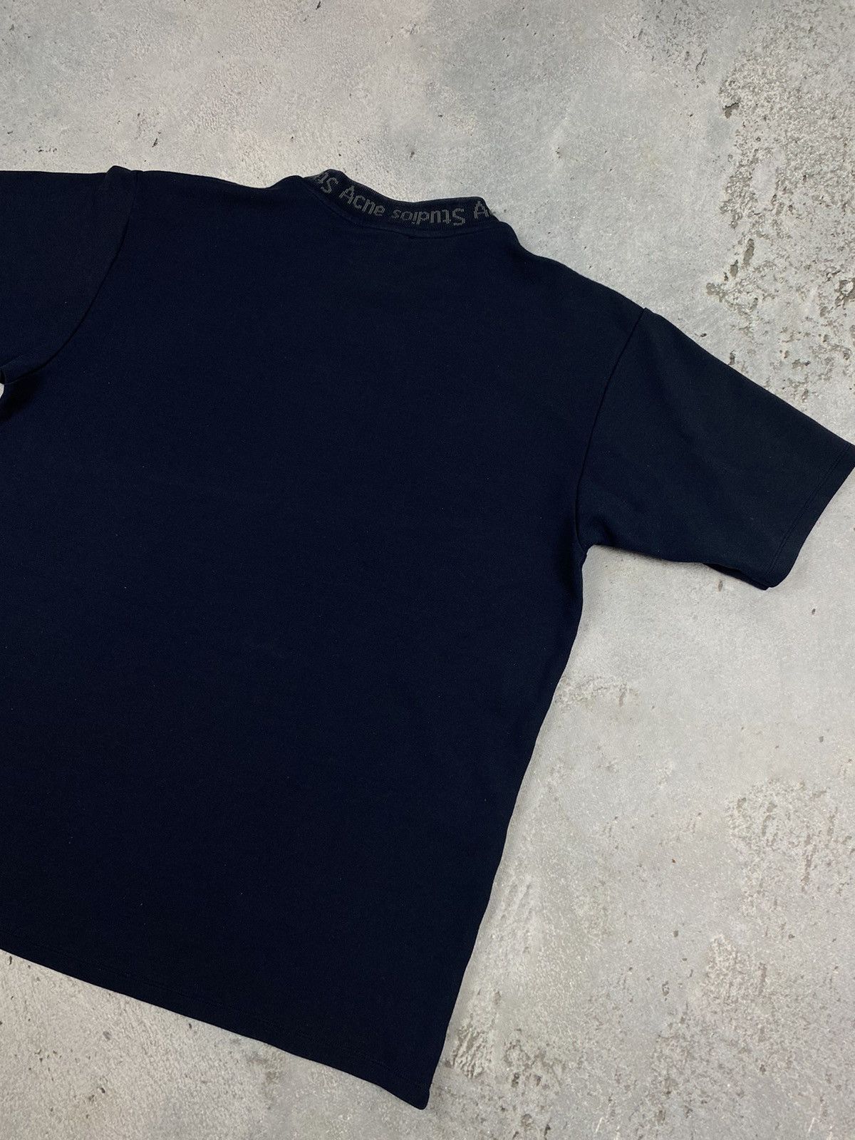 Acne Studios Acne Studios Navid t shirt navy neck Size US S / EU 44-46 / 1 - 4 Thumbnail
