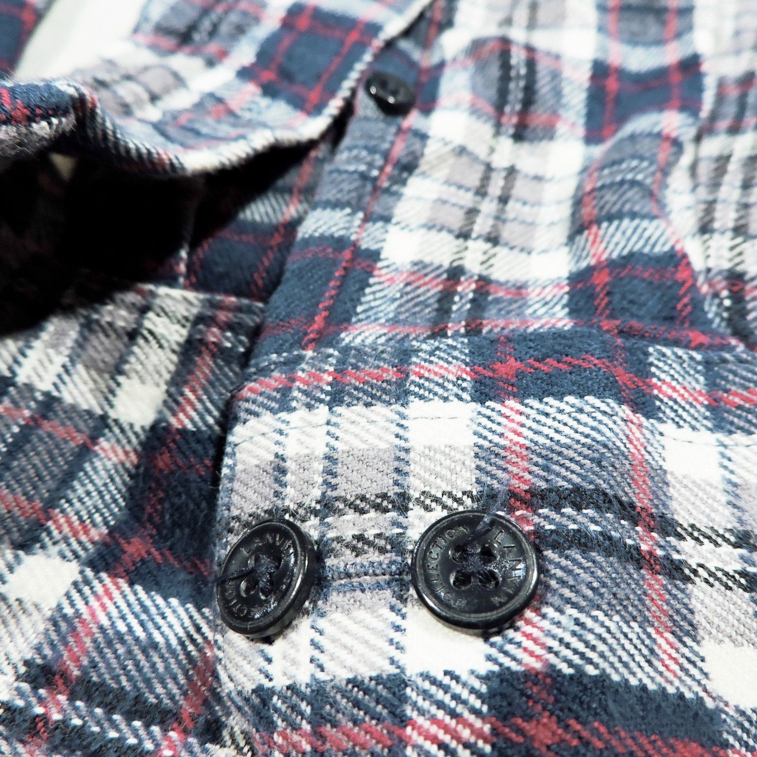 Lanvin Lanvin Collection Slim Fit Plaid Flannel Shirt Size US L / EU 52-54 / 3 - 12 Thumbnail