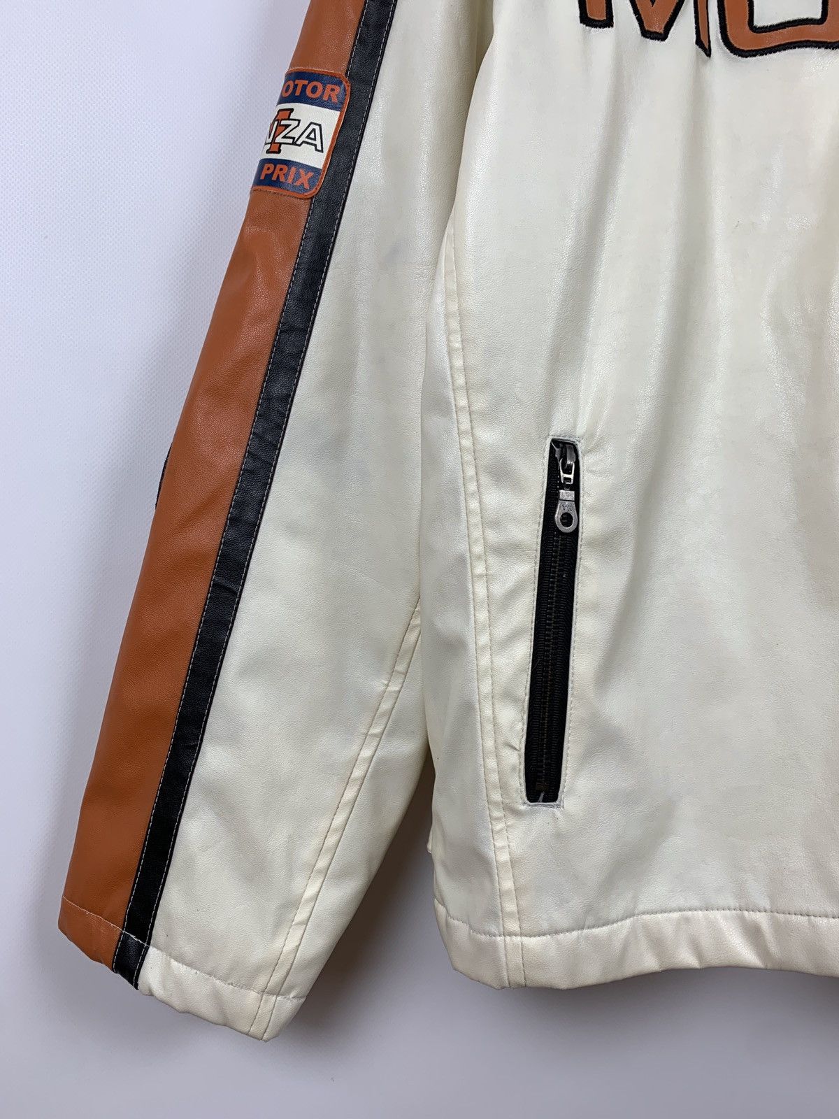 Vintage Vintage Speedway Monza Racing Moto Leather Jacket Size US XXL / EU 58 / 5 - 12 Thumbnail