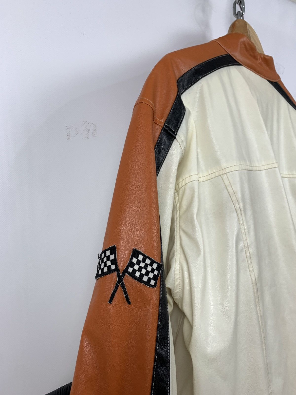 Vintage Vintage Speedway Monza Racing Moto Leather Jacket Size US XXL / EU 58 / 5 - 19 Thumbnail