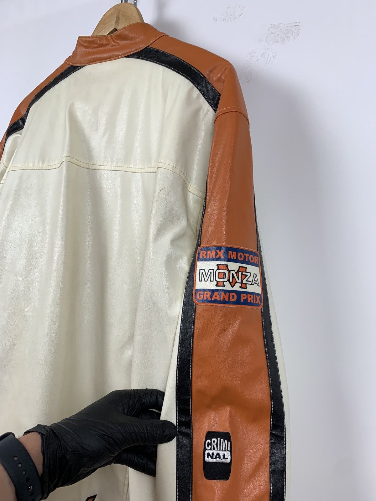 Vintage Vintage Speedway Monza Racing Moto Leather Jacket Size US XXL / EU 58 / 5 - 20 Thumbnail
