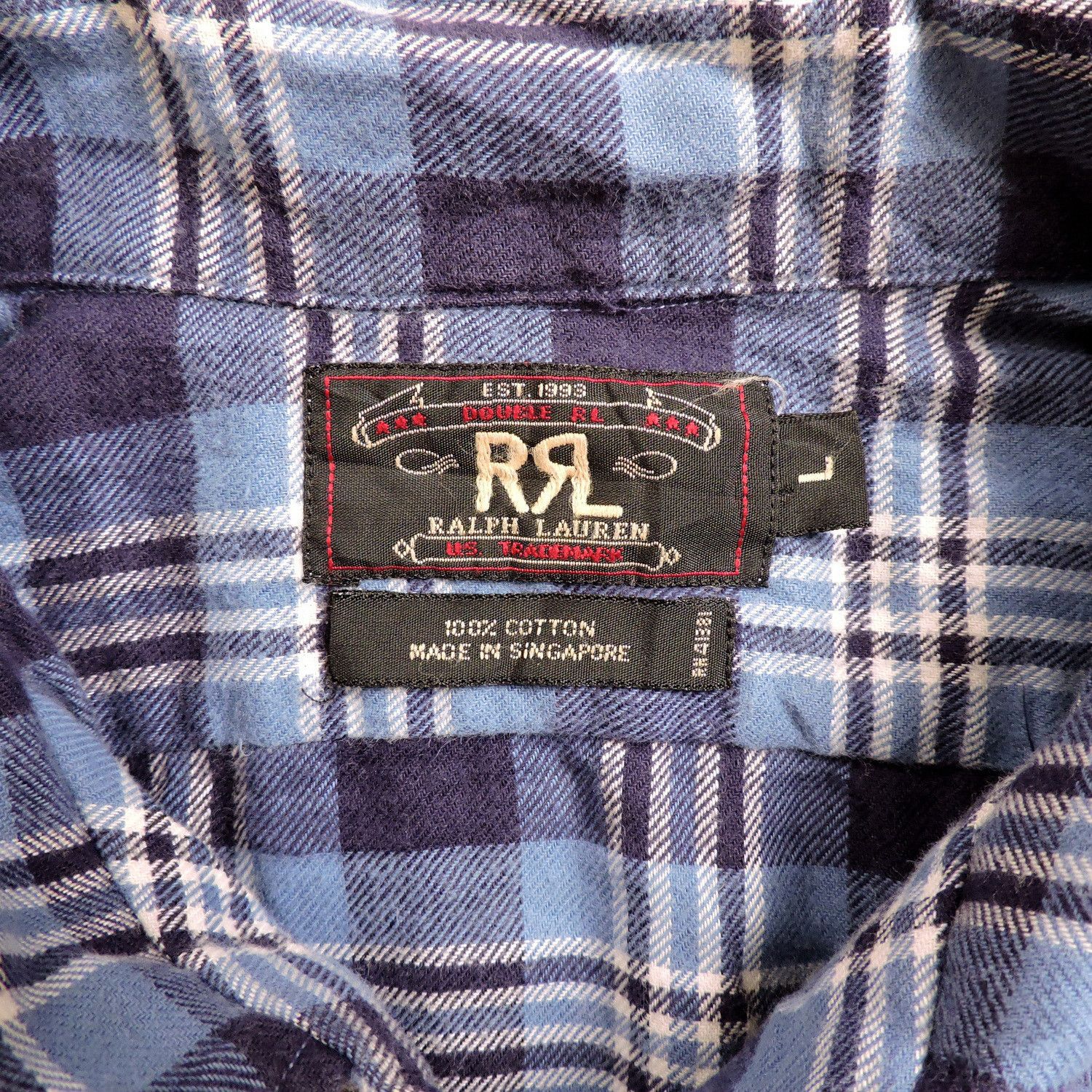 Ralph Lauren RRL Ralph Lauren Plaid Flannel Size US L / EU 52-54 / 3 - 2 Thumbnail