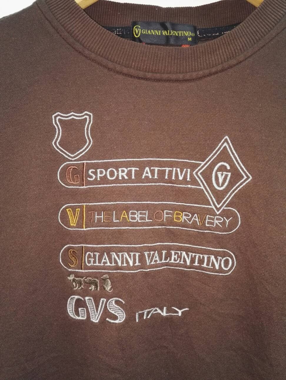 Valentino Rare Gianni Valentino Italy embroidered Big Logo (ss304) Size US M / EU 48-50 / 2 - 2 Thumbnail