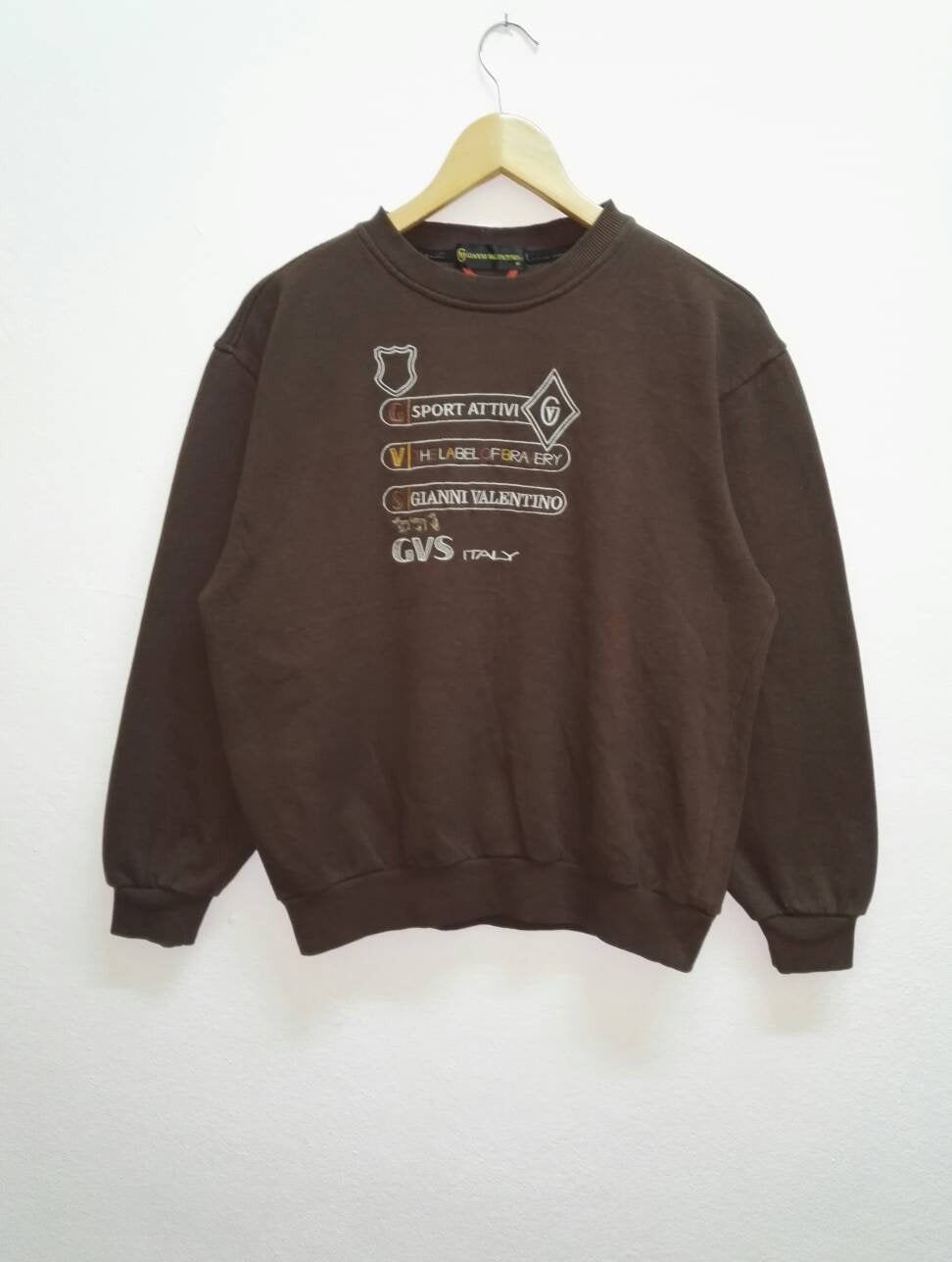 Valentino Rare Gianni Valentino Italy embroidered Big Logo (ss304) Size US M / EU 48-50 / 2 - 1 Thumbnail