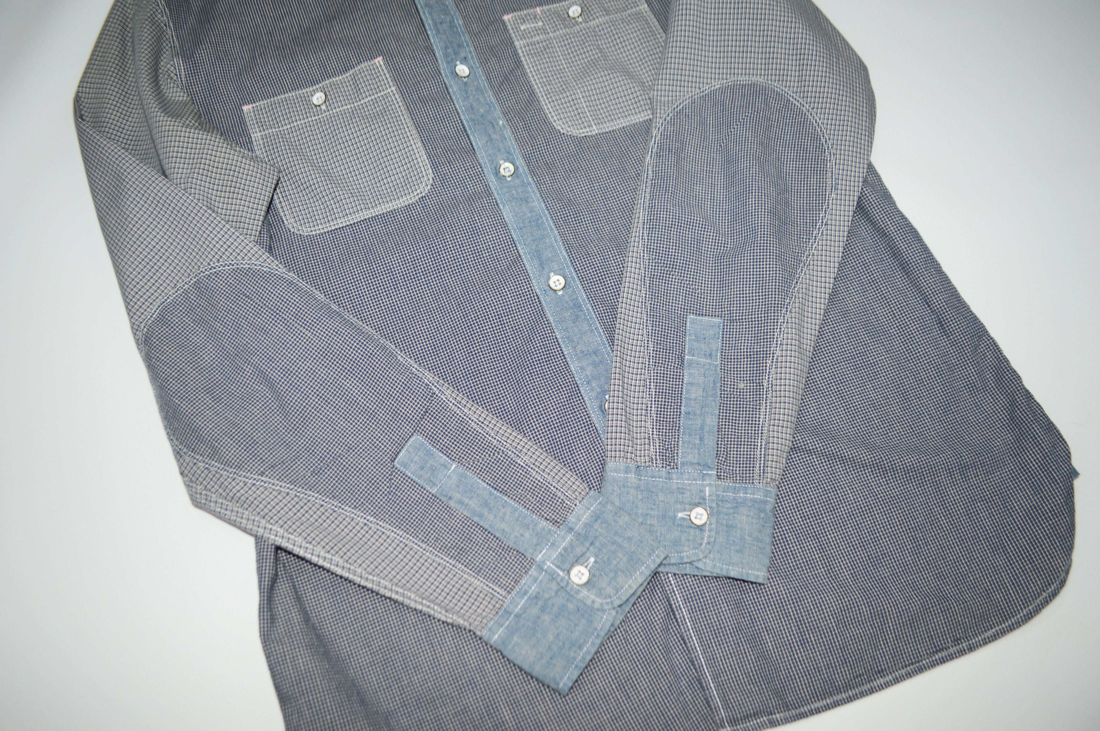 Allsaints Allsaints Ibuki Checked Cotton Slim Fit Shirt Size US M / EU 48-50 / 2 - 5 Thumbnail