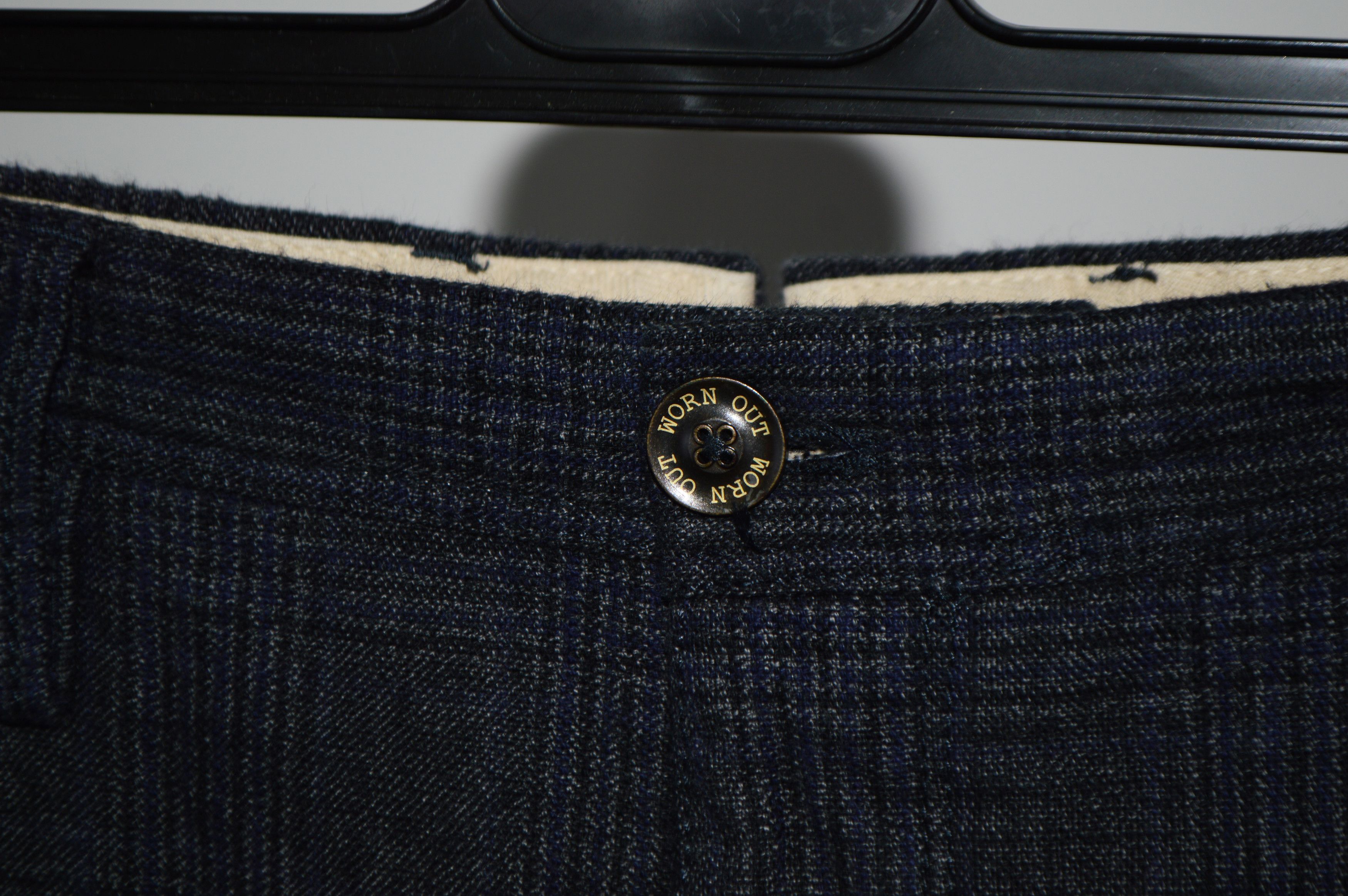 PT Torino PT01 Worn Out Elegance Textured Cotton Trousers Size US 35 - 3 Thumbnail