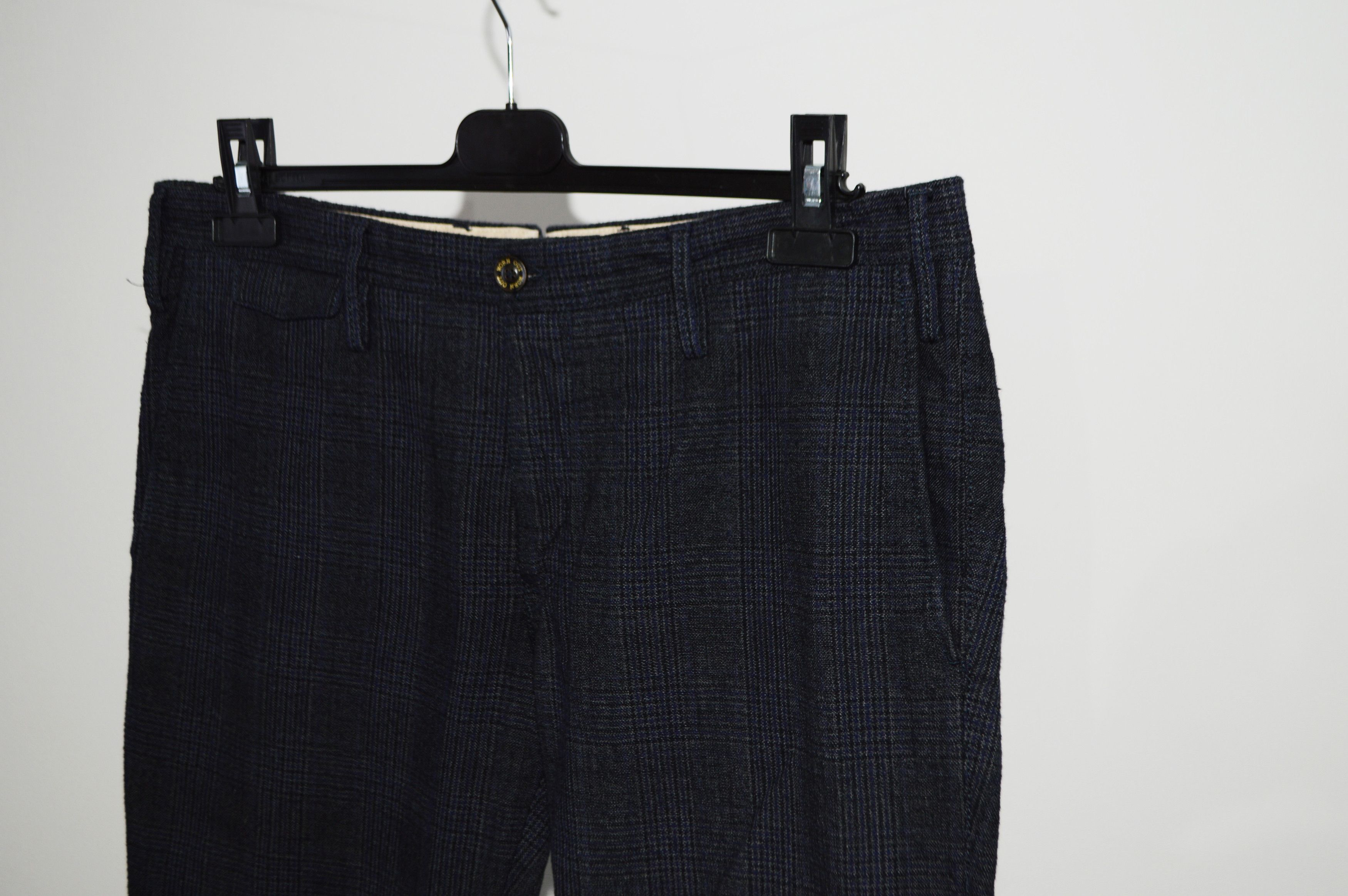 PT Torino PT01 Worn Out Elegance Textured Cotton Trousers Size US 35 - 2 Thumbnail