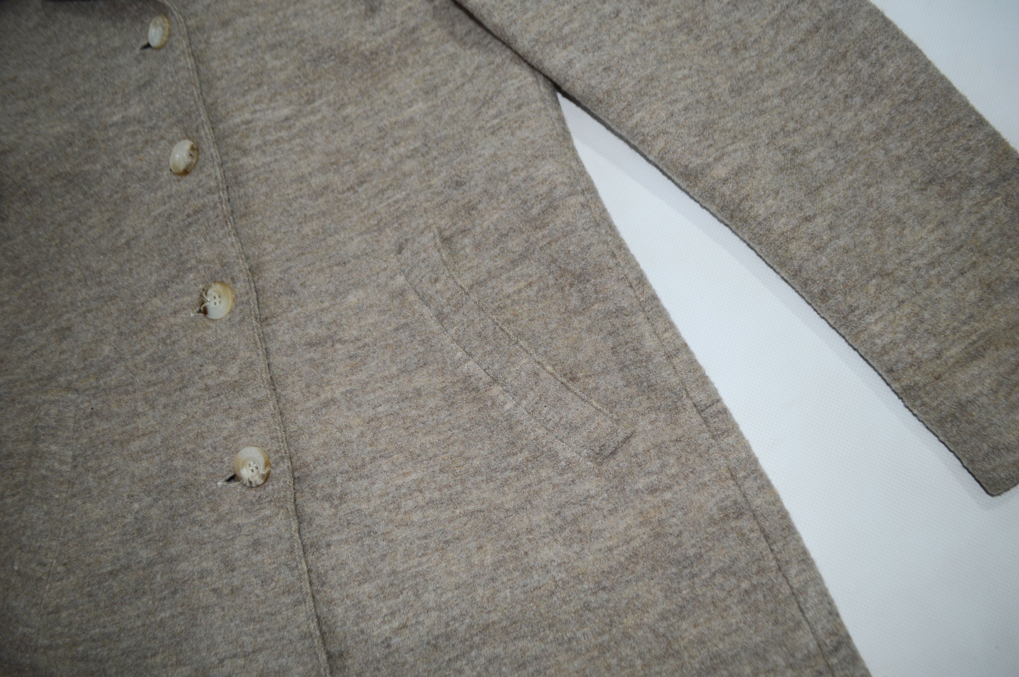 Mulberry Mulberry Beige Wool Coat Size 10 Size L / US 10 / IT 46 - 5 Thumbnail