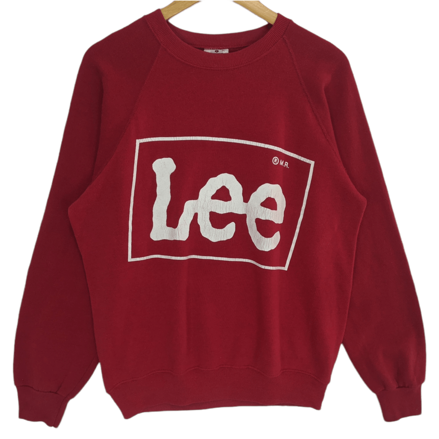 Lee Vintage 90's LEE Big Spell Out Jumper Sweatshirt Size US L / EU 52-54 / 3 - 2 Thumbnail