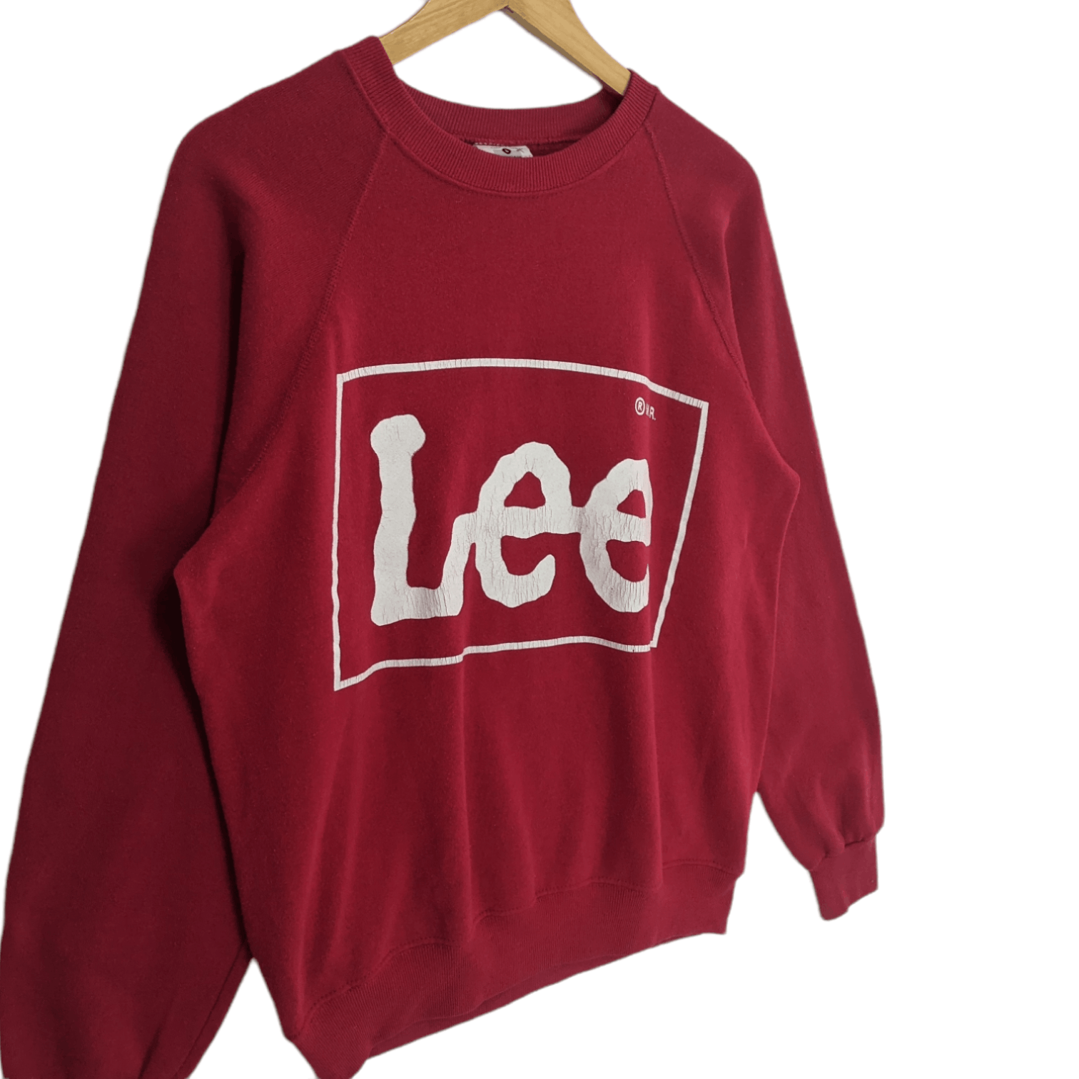 Lee Vintage 90's LEE Big Spell Out Jumper Sweatshirt Size US L / EU 52-54 / 3 - 3 Thumbnail