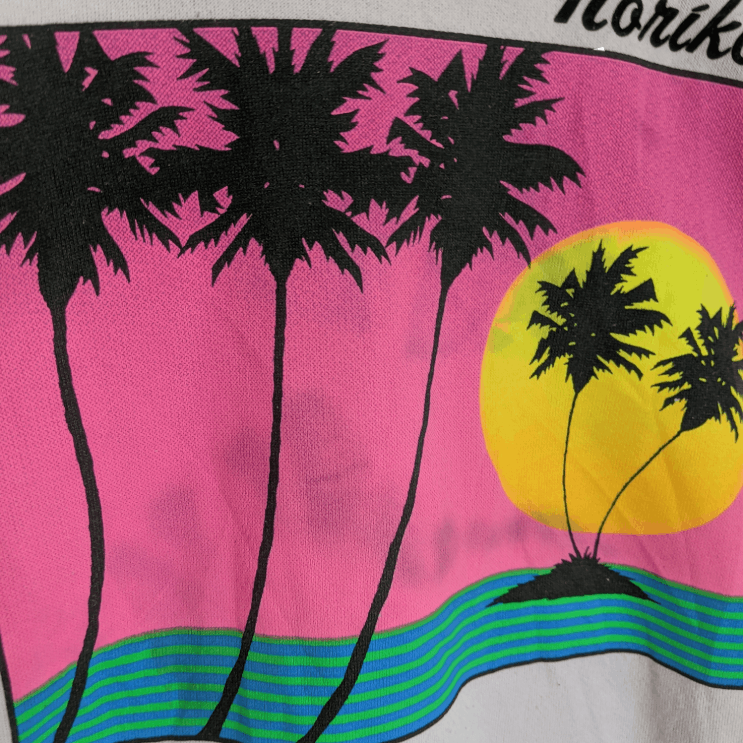 Hanes Vintage 80's HANES Noriko California Beach Hawaii Sweatshirt Size US M / EU 48-50 / 2 - 9 Thumbnail