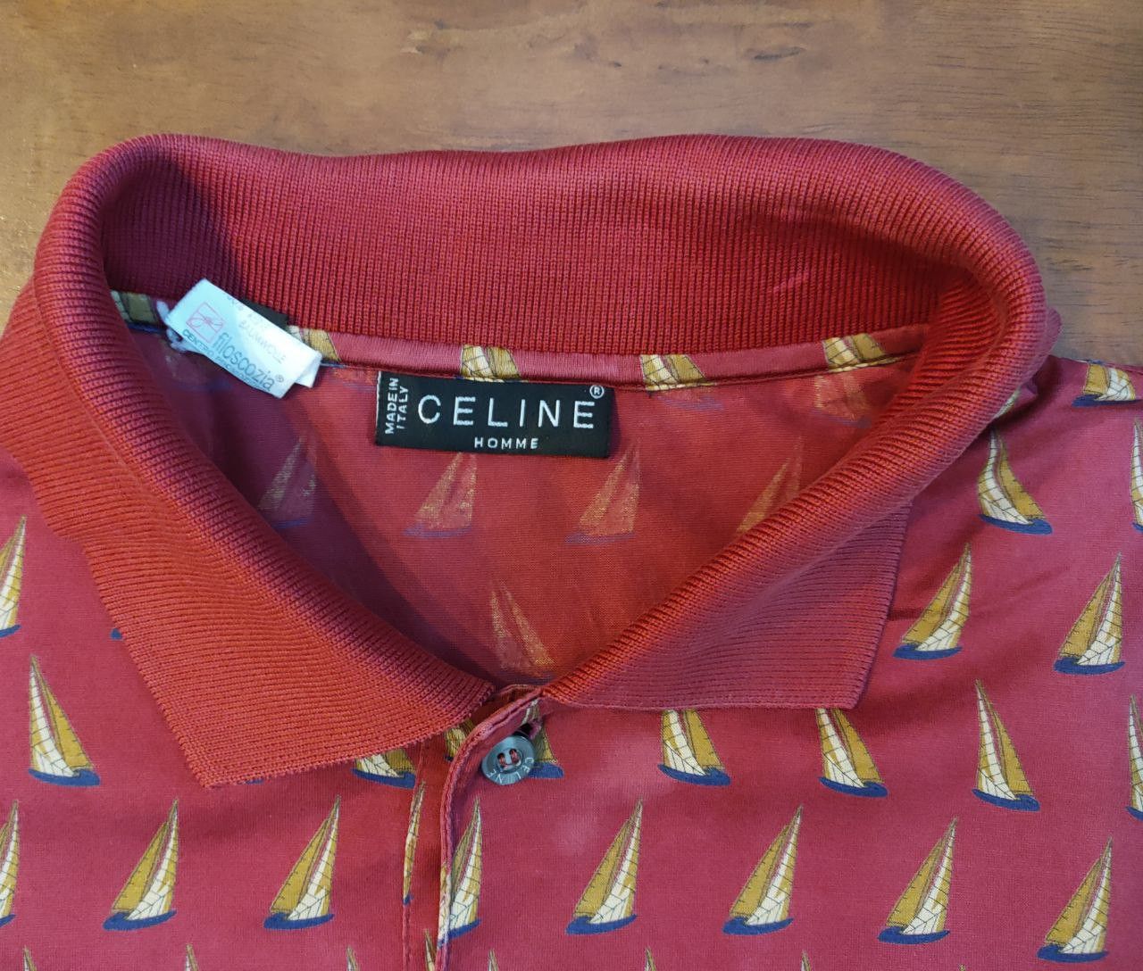 Celine Celine Monogram Polo Made in Italy Size US M / EU 48-50 / 2 - 4 Thumbnail