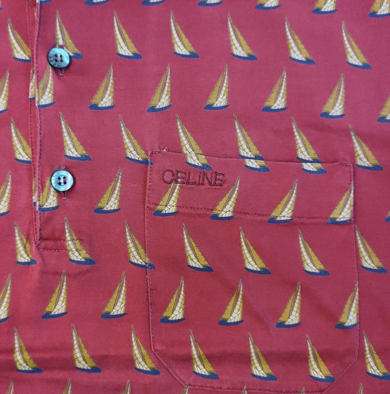 Celine Celine Monogram Polo Made in Italy Size US M / EU 48-50 / 2 - 3 Thumbnail