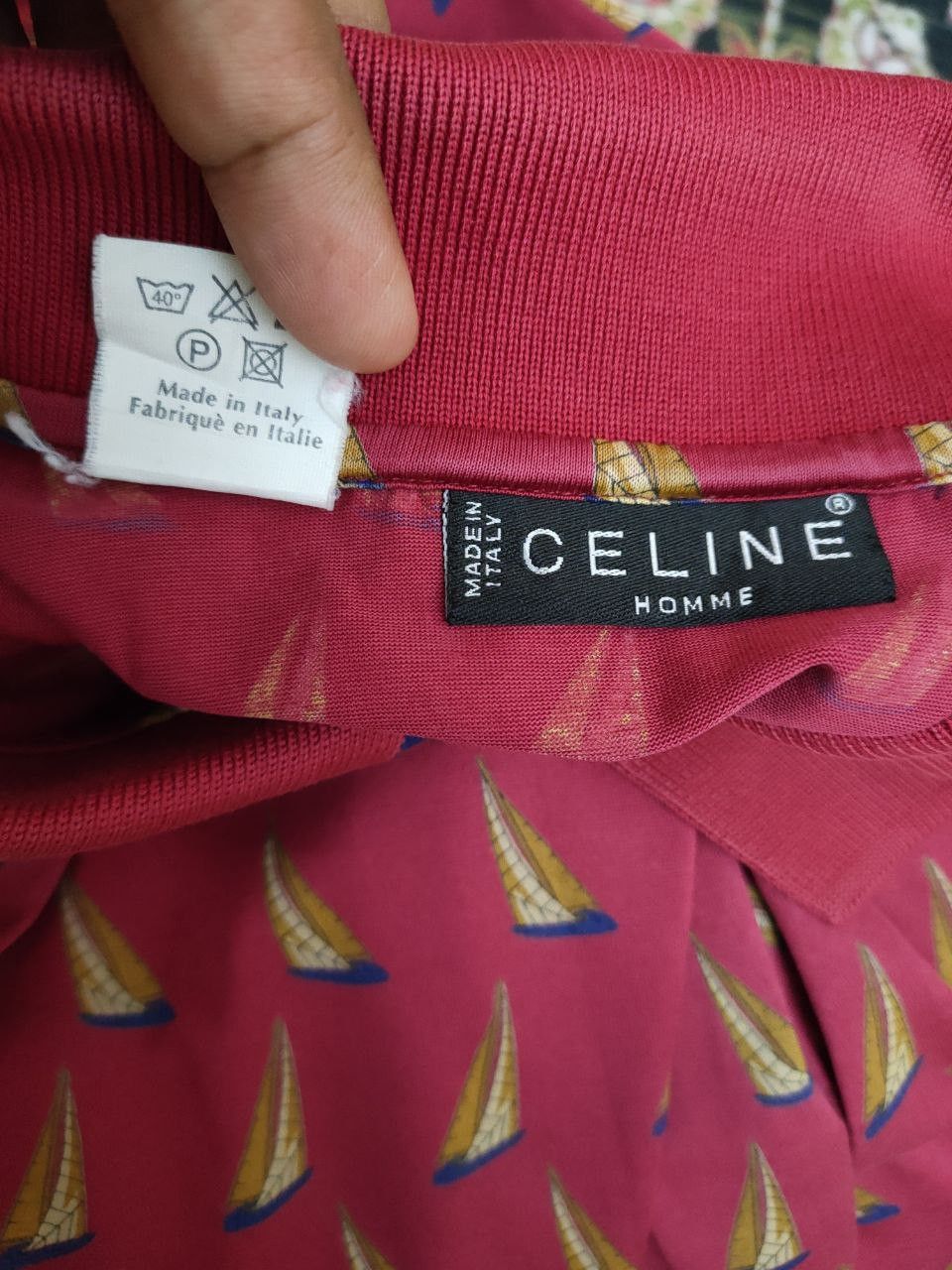 Celine Celine Monogram Polo Made in Italy Size US M / EU 48-50 / 2 - 5 Thumbnail