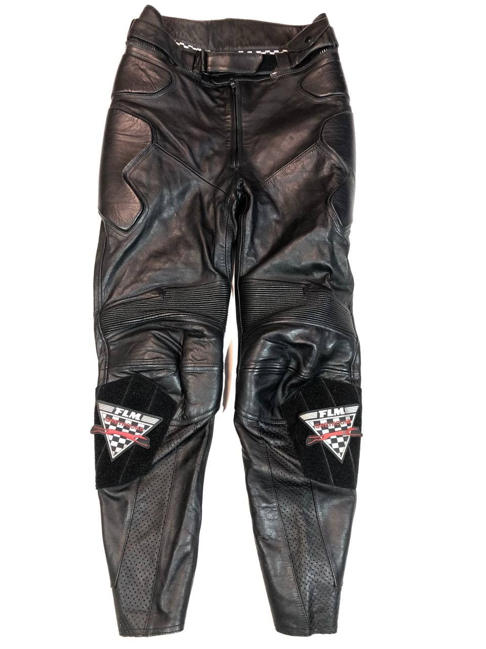 Leather Polo FLM Racing Moto Leather Pants Vintage Size US 32 / EU 48 - 1 Thumbnail