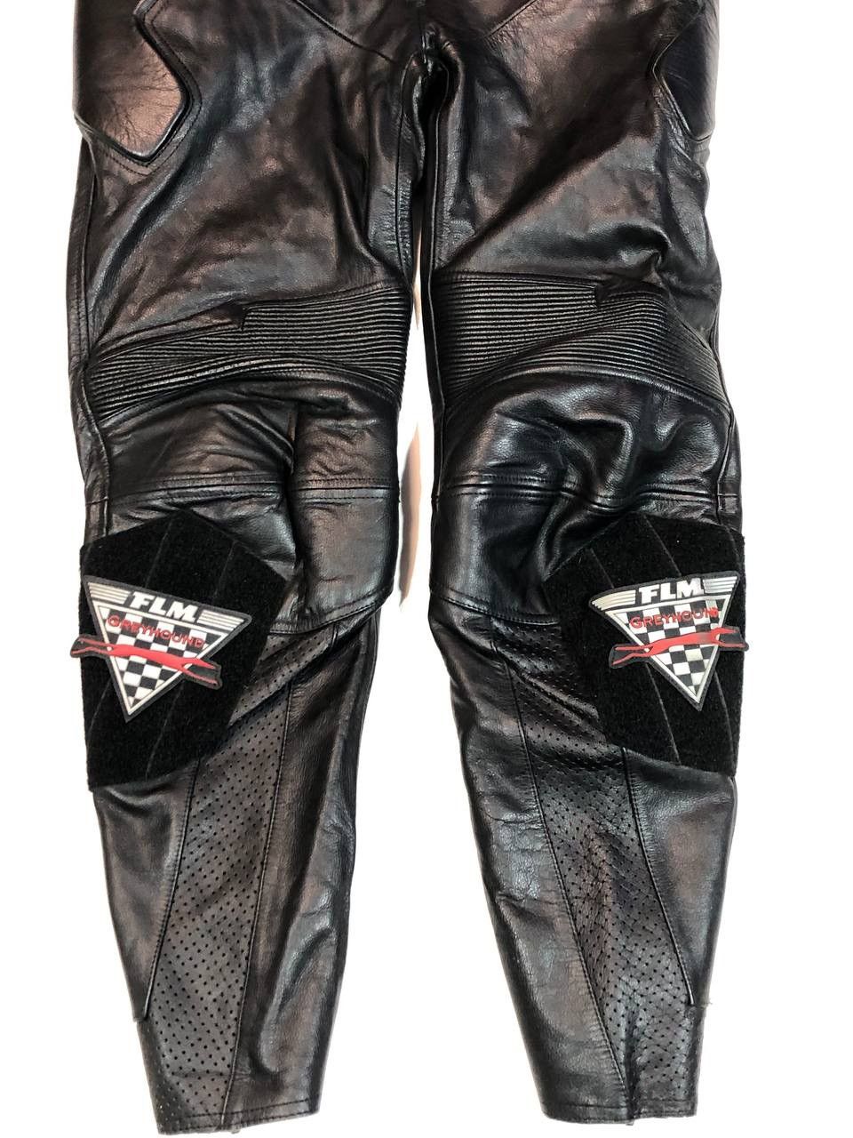 Leather Polo FLM Racing Moto Leather Pants Vintage Size US 32 / EU 48 - 3 Thumbnail