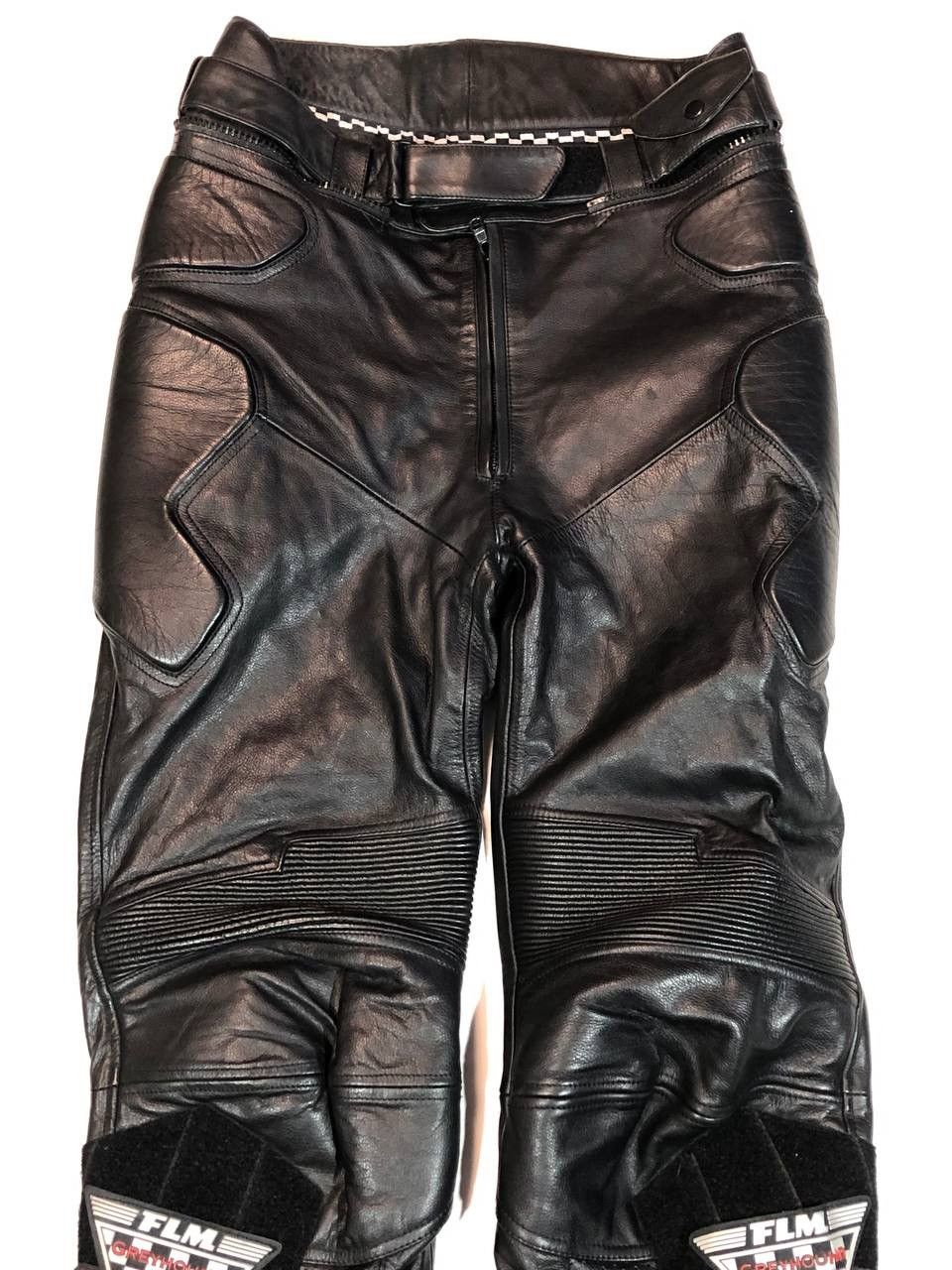 Leather Polo FLM Racing Moto Leather Pants Vintage Size US 32 / EU 48 - 2 Thumbnail