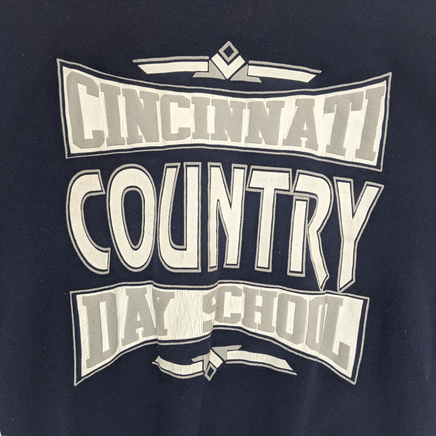 Vintage Vintage 90's CINCINNATI Country Day School Jumper Sweatshirt Size US M / EU 48-50 / 2 - 5 Thumbnail