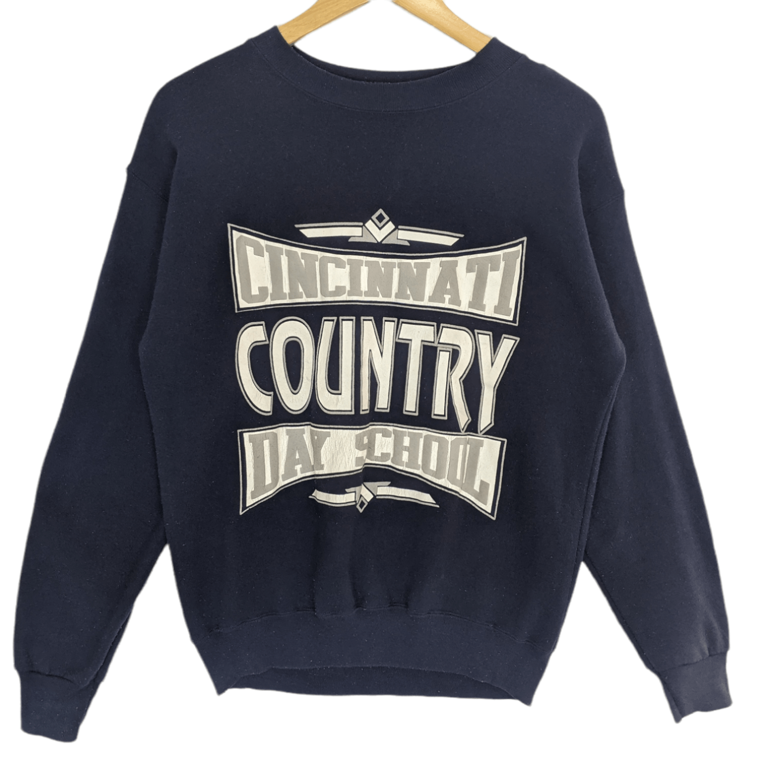 Vintage Vintage 90's CINCINNATI Country Day School Jumper Sweatshirt Size US M / EU 48-50 / 2 - 2 Thumbnail
