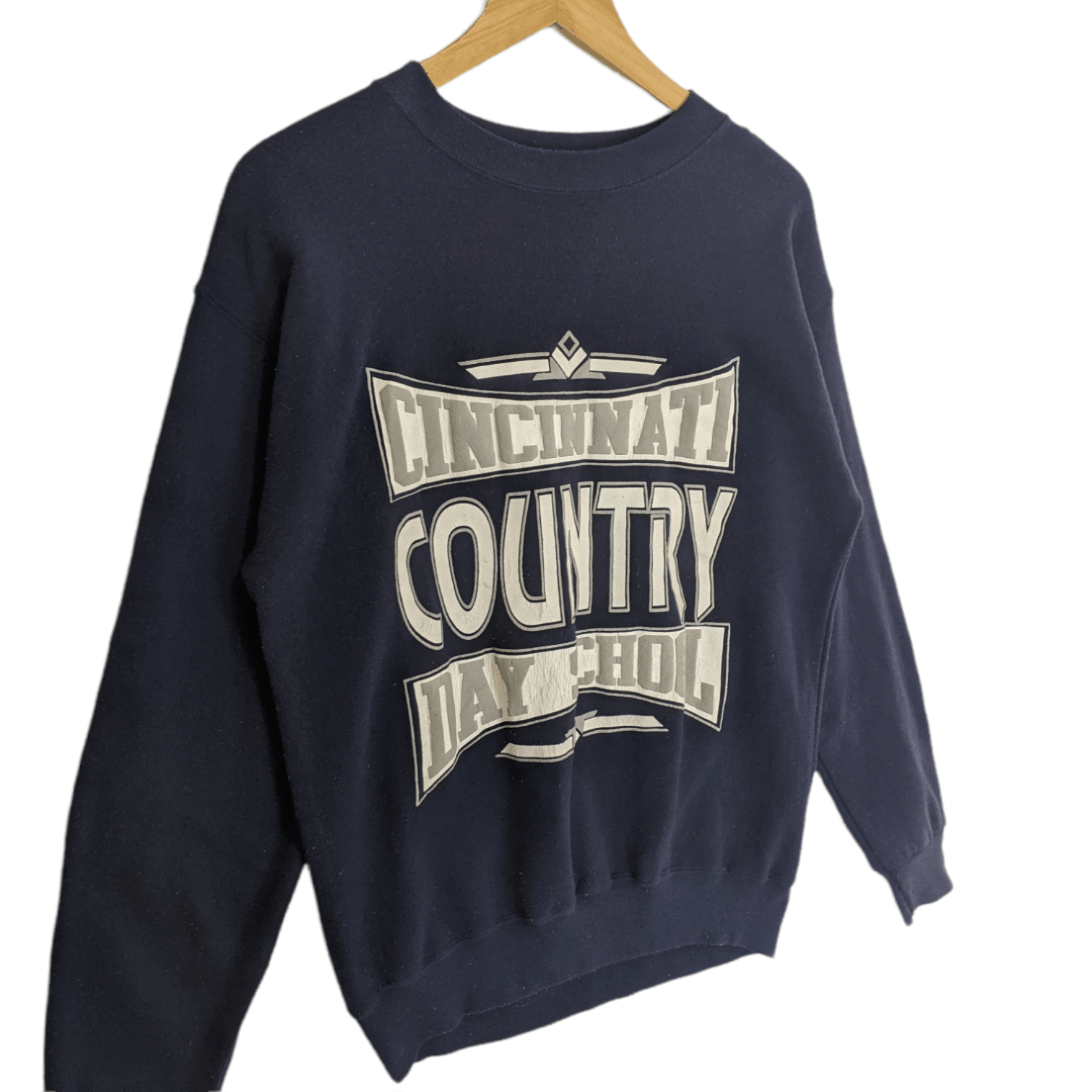 Vintage Vintage 90's CINCINNATI Country Day School Jumper Sweatshirt Size US M / EU 48-50 / 2 - 3 Thumbnail