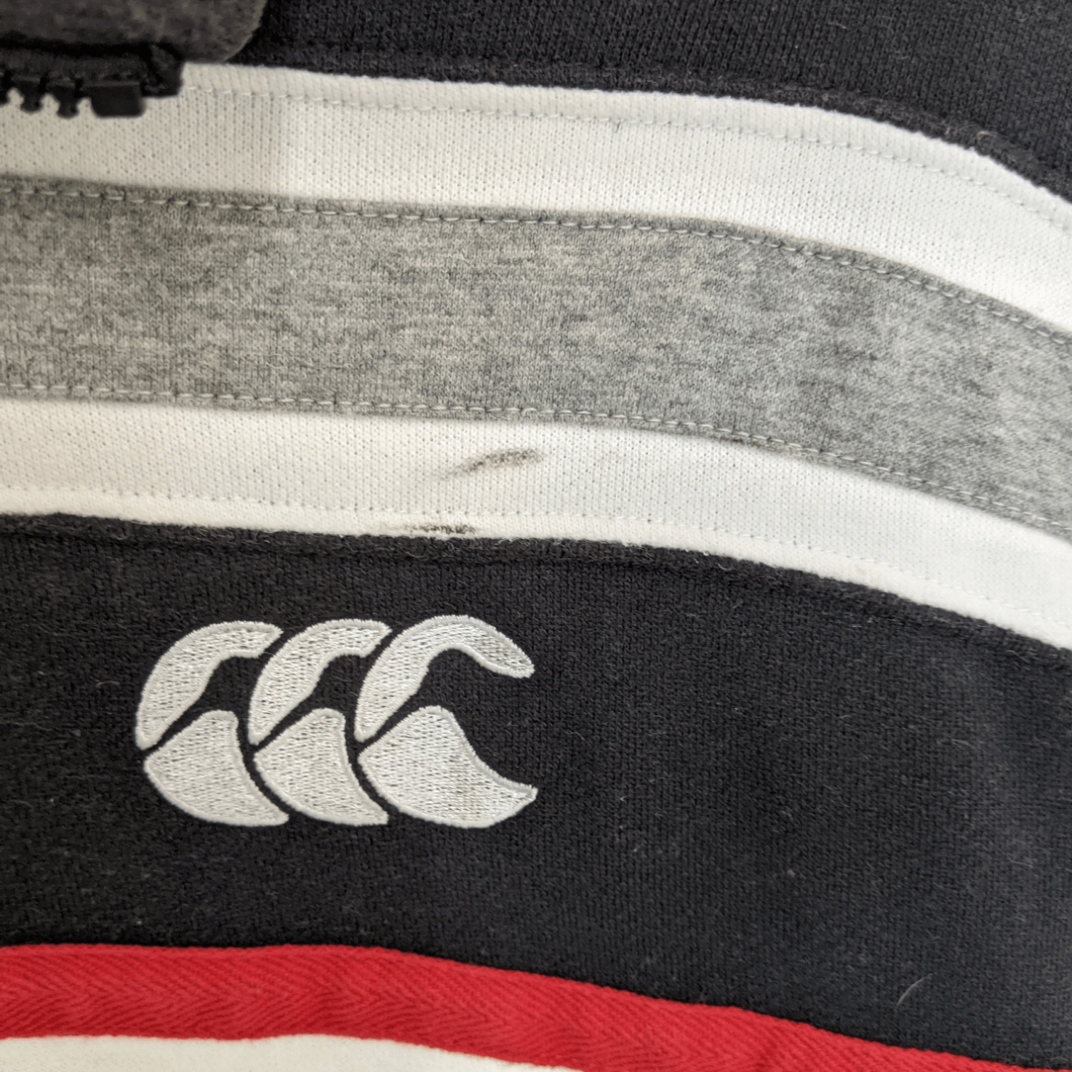 Canterbury of New Zealand CANTERBURY OF NEW ZEALAND Striped Polo Jumper Sweatshirt Size US M / EU 48-50 / 2 - 8 Thumbnail