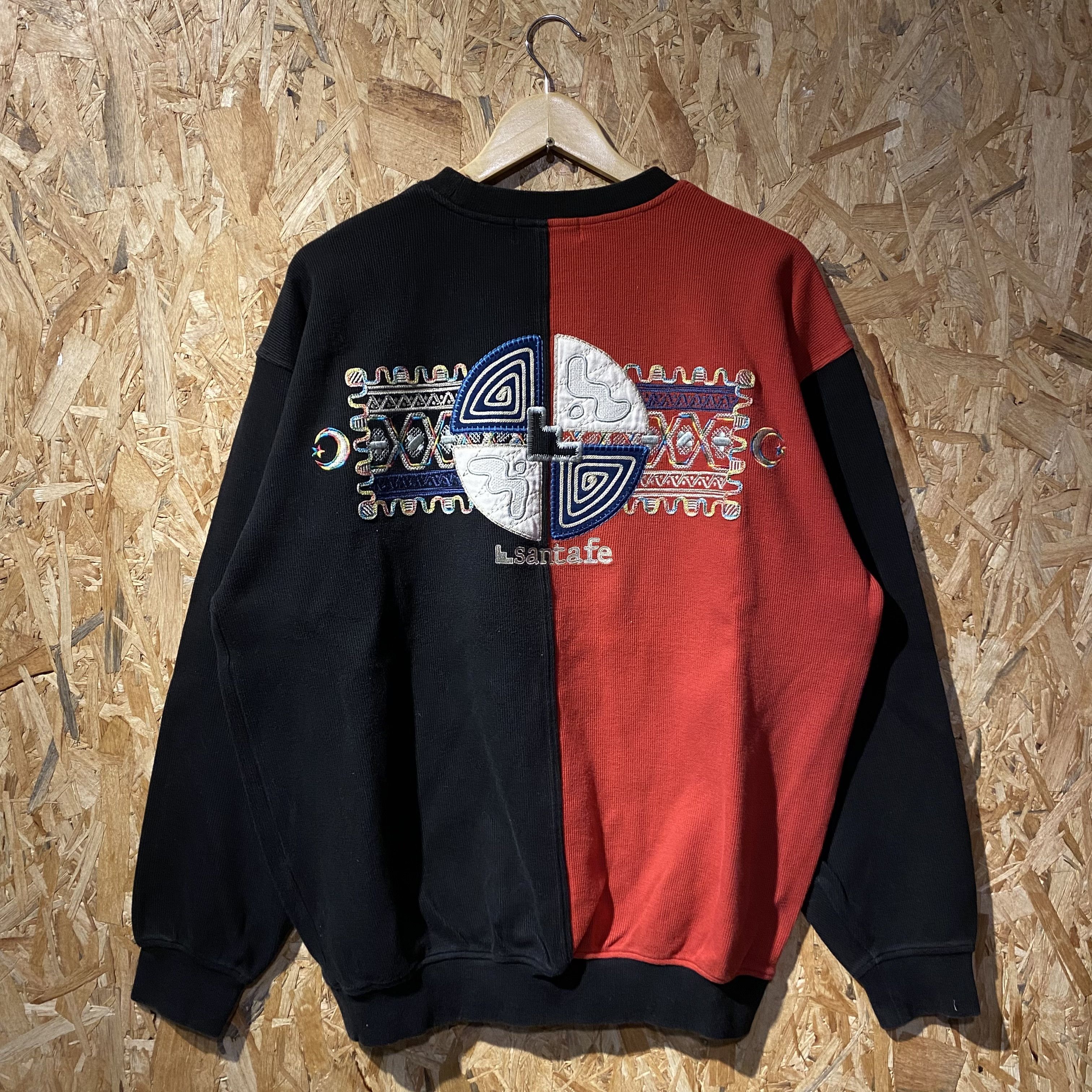 Japanese Brand × Vintage ❗️LAST DROP❗️Santa Fe Embroided Sweatshirt Size US L / EU 52-54 / 3 - 1 Thumbnail