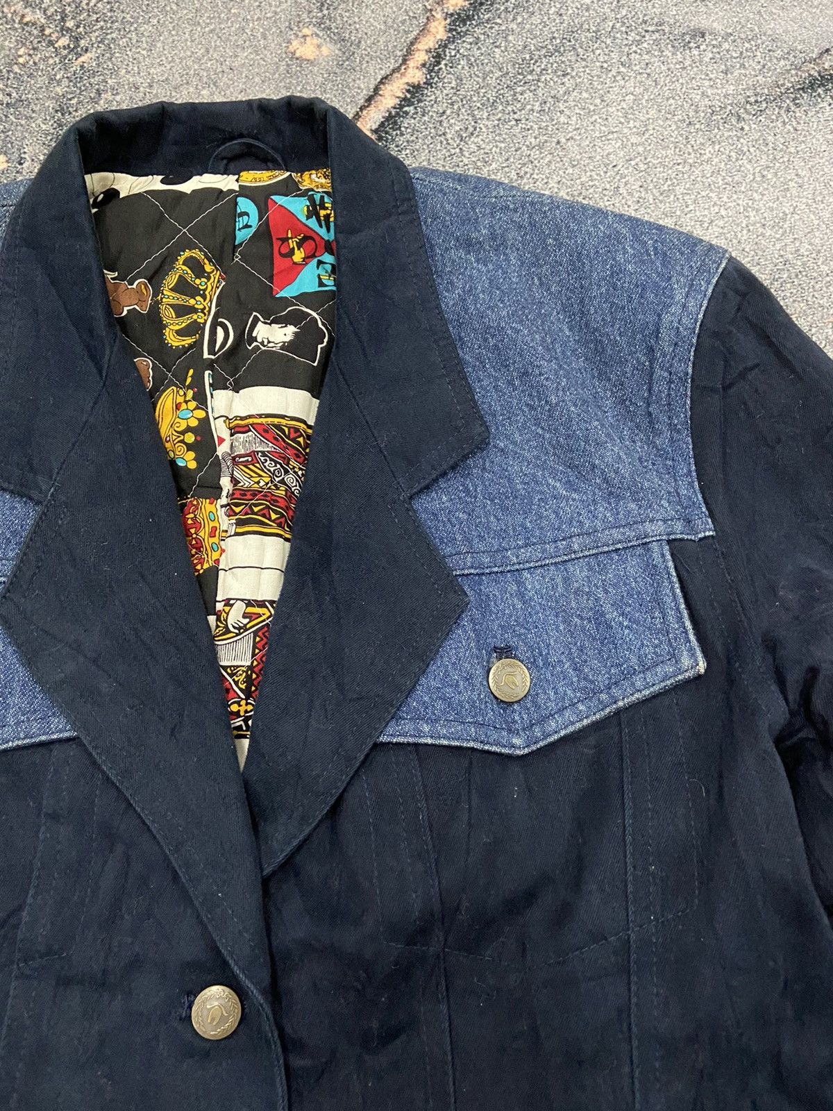 Moschino Moschino Playing Card lining denim jacket Size US M / EU 48-50 / 2 - 6 Thumbnail