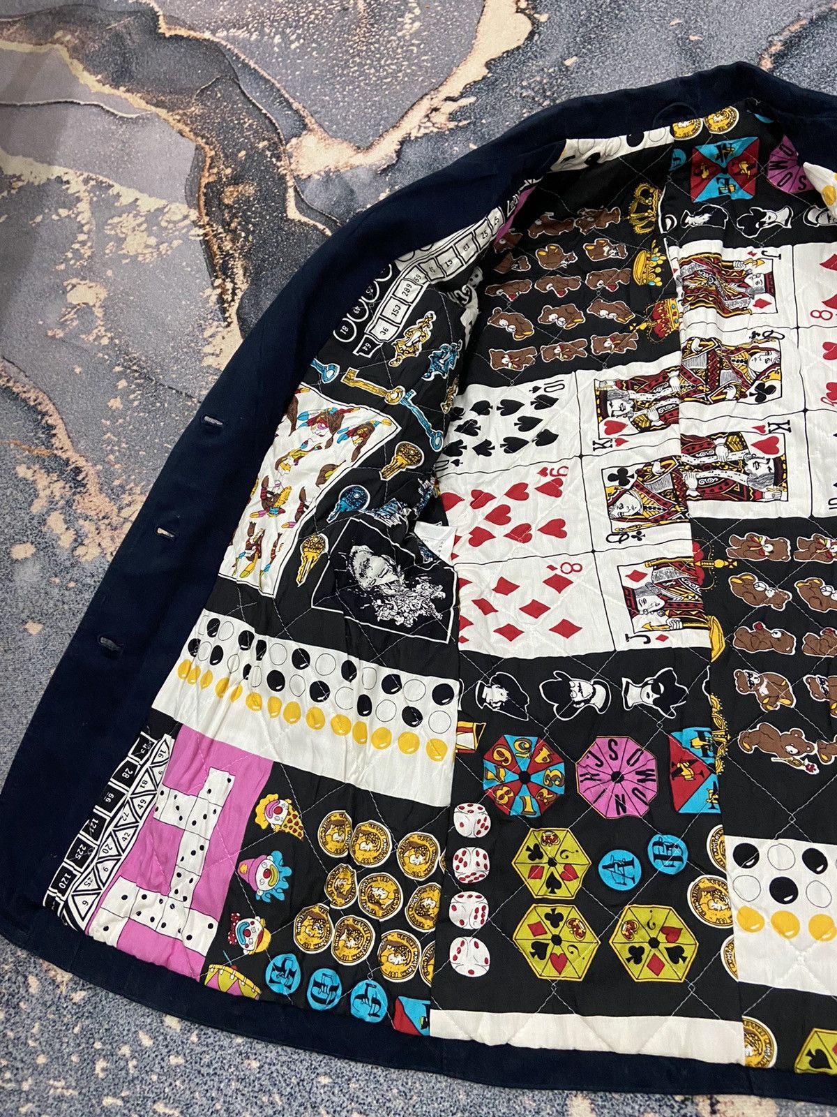 Moschino Moschino Playing Card lining denim jacket Size US M / EU 48-50 / 2 - 8 Thumbnail