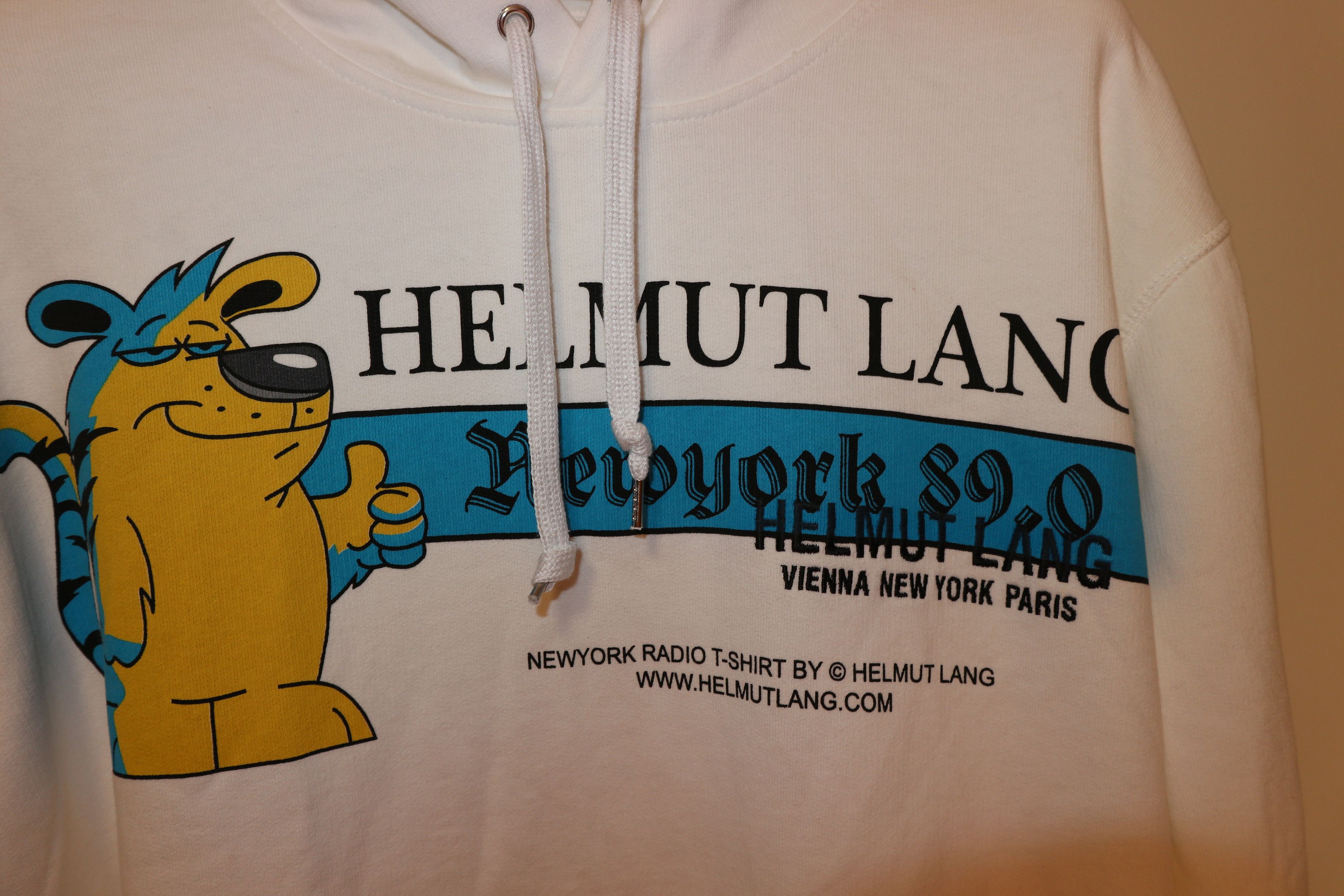 Helmut Lang Logo print hoodie Size US XL / EU 56 / 4 - 2 Thumbnail