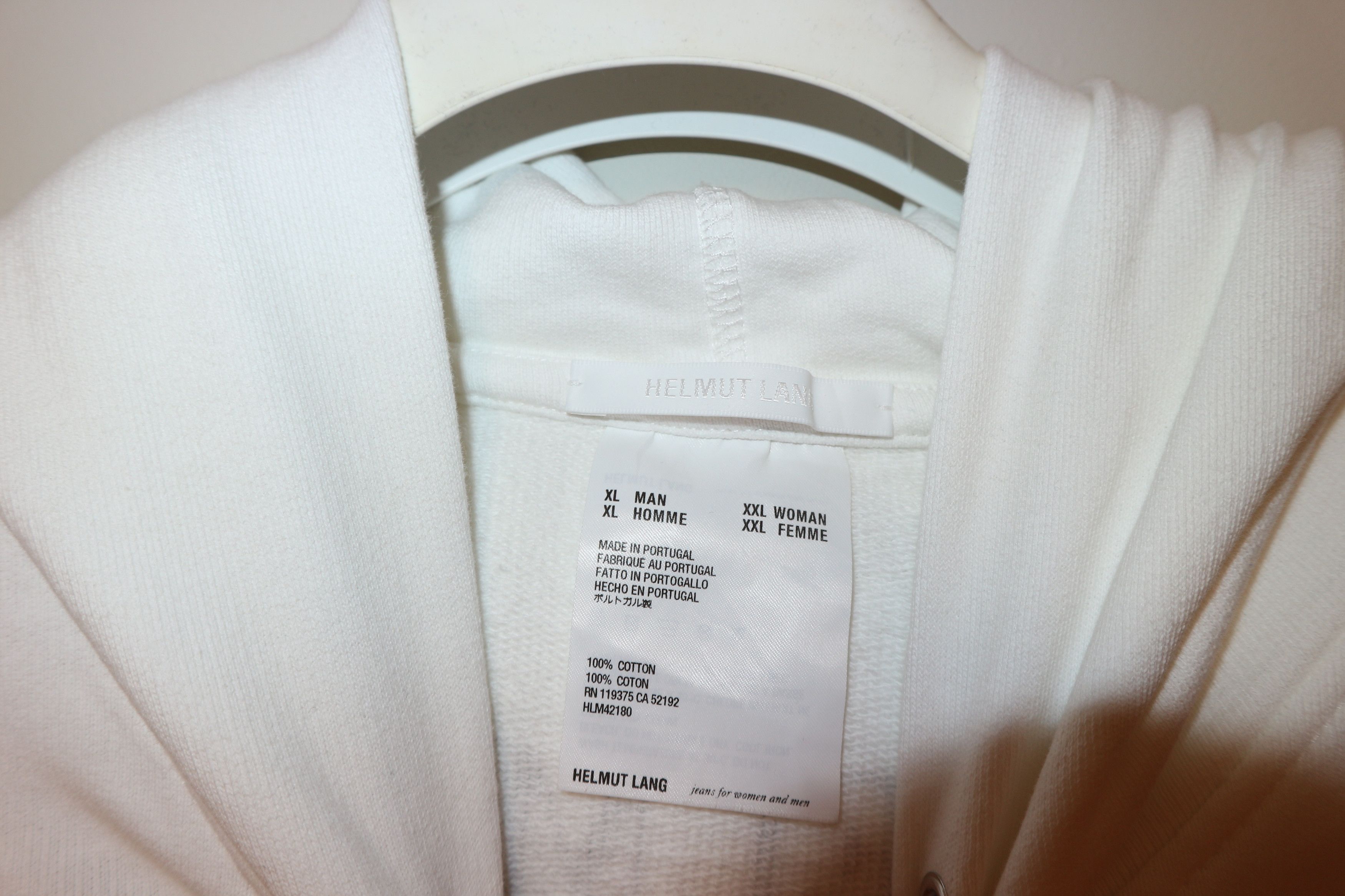 Helmut Lang Logo print hoodie Size US XL / EU 56 / 4 - 6 Thumbnail