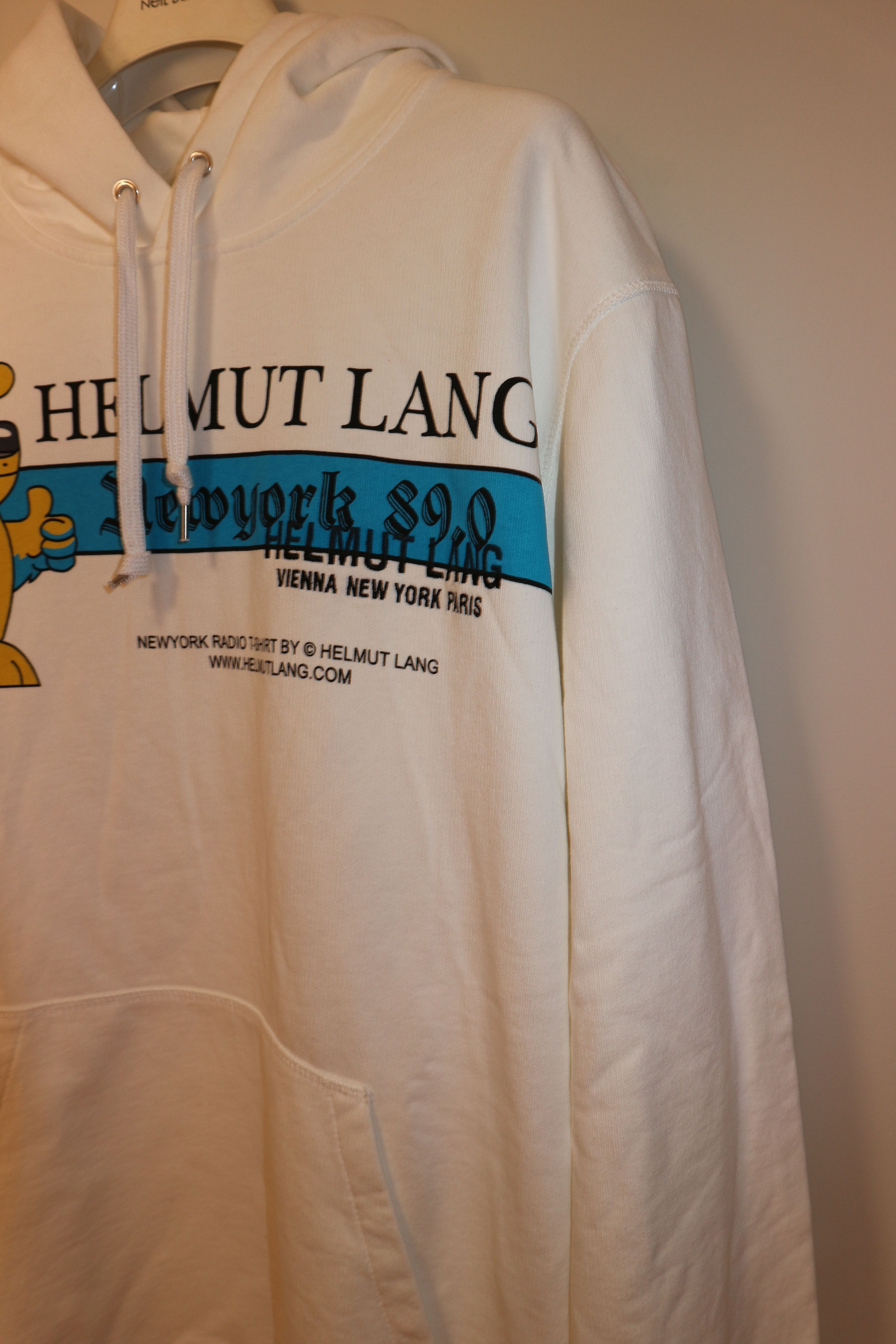Helmut Lang Logo print hoodie Size US XL / EU 56 / 4 - 3 Thumbnail