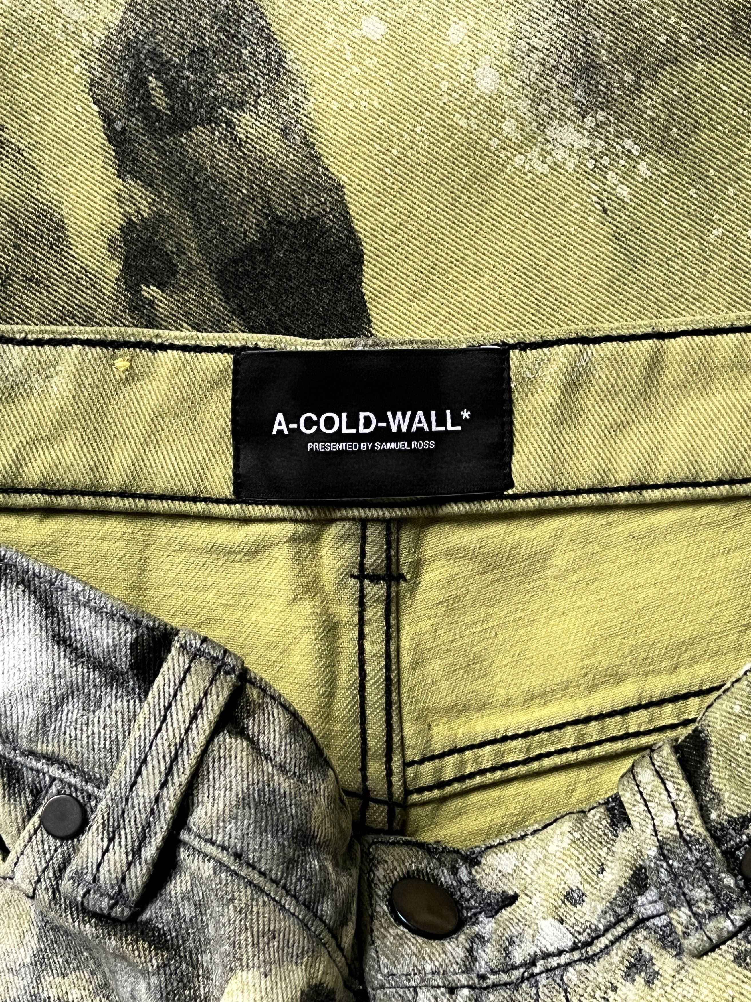 A-COLD-WALL* × Samuel Ross ⚡️QUICK SALE⚡️2022 A Cold Wall Yellow/Black Denim Jeans Size US 32 / EU 48 - 3 Thumbnail