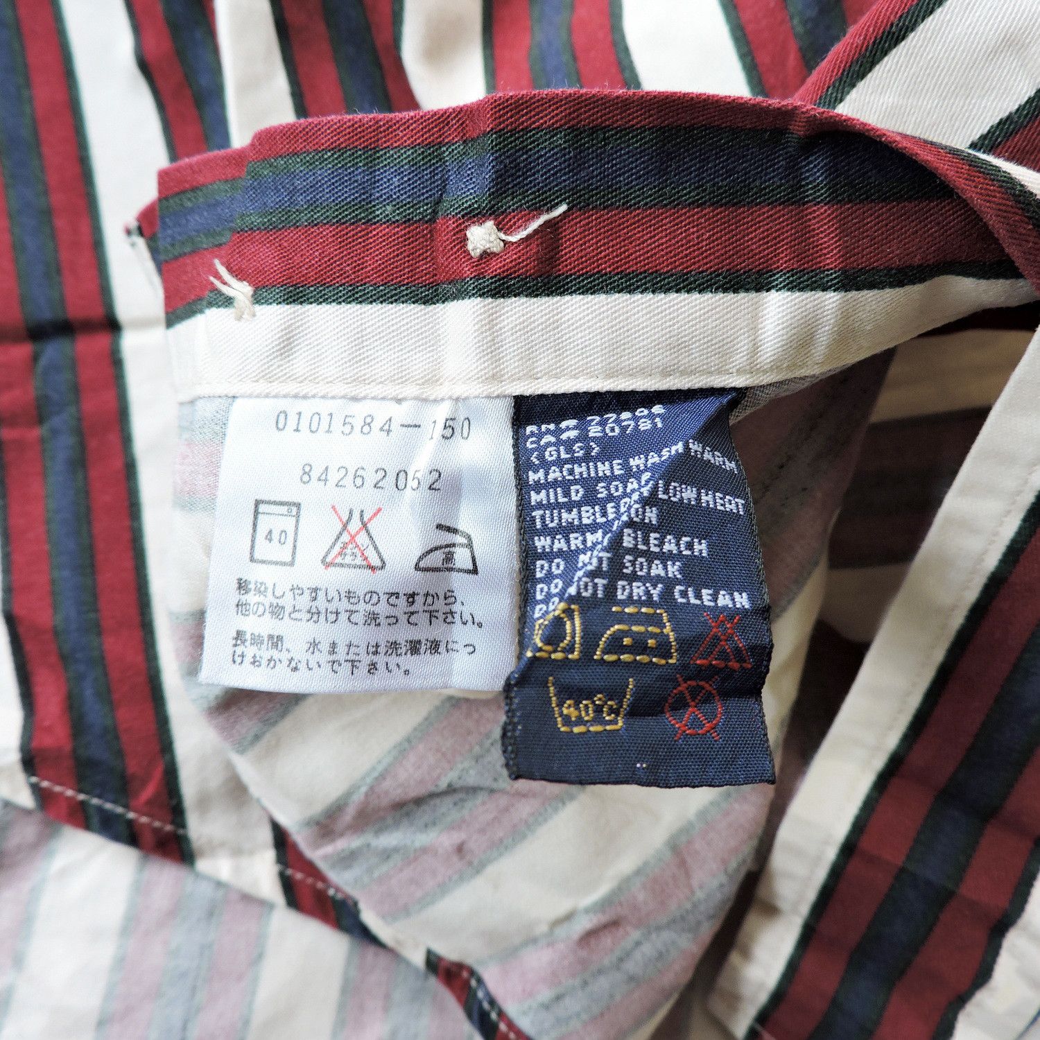 Tommy Hilfiger Tommy Hilfiger Striped Long Sleeve Shirt Size US M / EU 48-50 / 2 - 3 Thumbnail