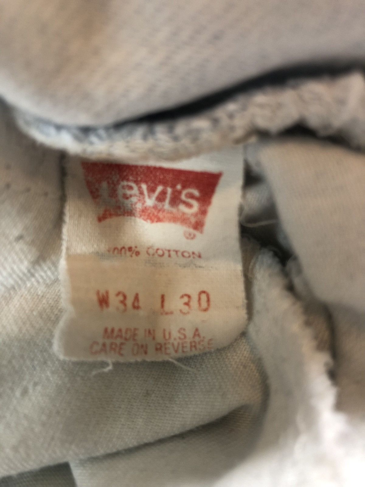 Levi's × Vintage Vintage 90s Levi's 550 Orange Tab Relaxed Distressed Jeans Size US 33 - 6 Thumbnail