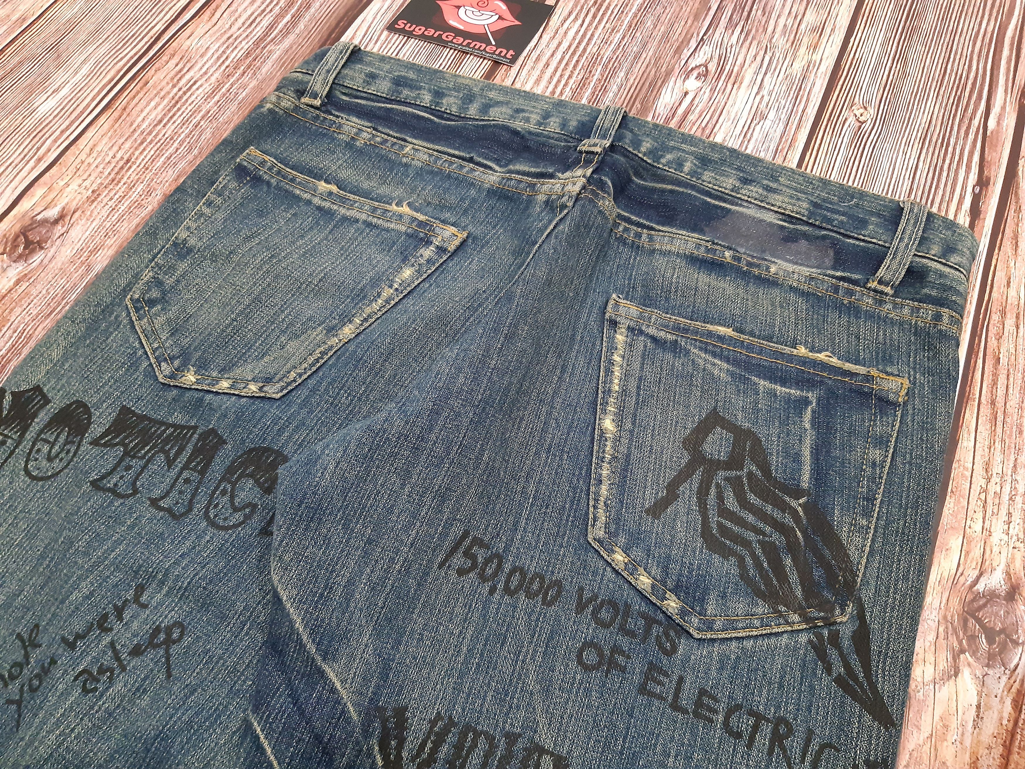 Japanese Brand Japanese Jeans Vintage Full Print Size US 34 / EU 50 - 10 Thumbnail