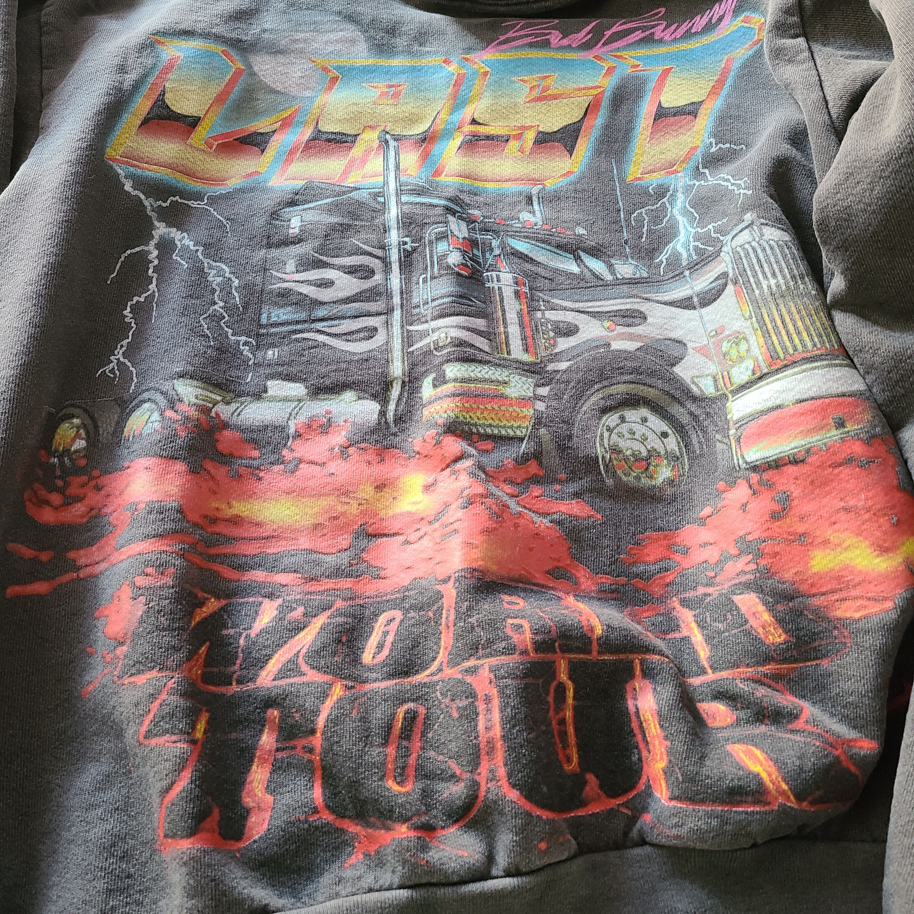 Other Bad Bunny Last World Tour Hoodie Vintage Gray Size US S / EU 44-46 / 1 - 3 Thumbnail