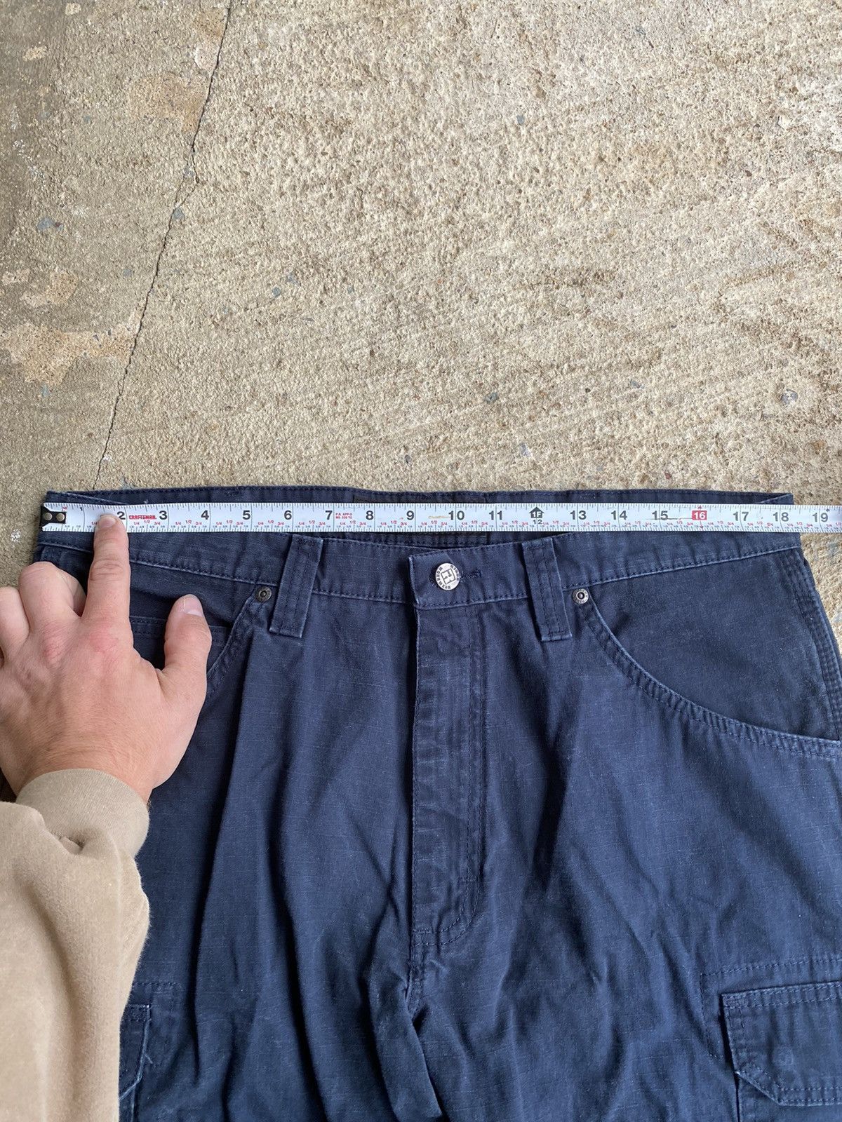 Vintage × Wrangler Vintage Wrangler Riggs Double Knee Cargo Pants Size US 36 / EU 52 - 7 Thumbnail