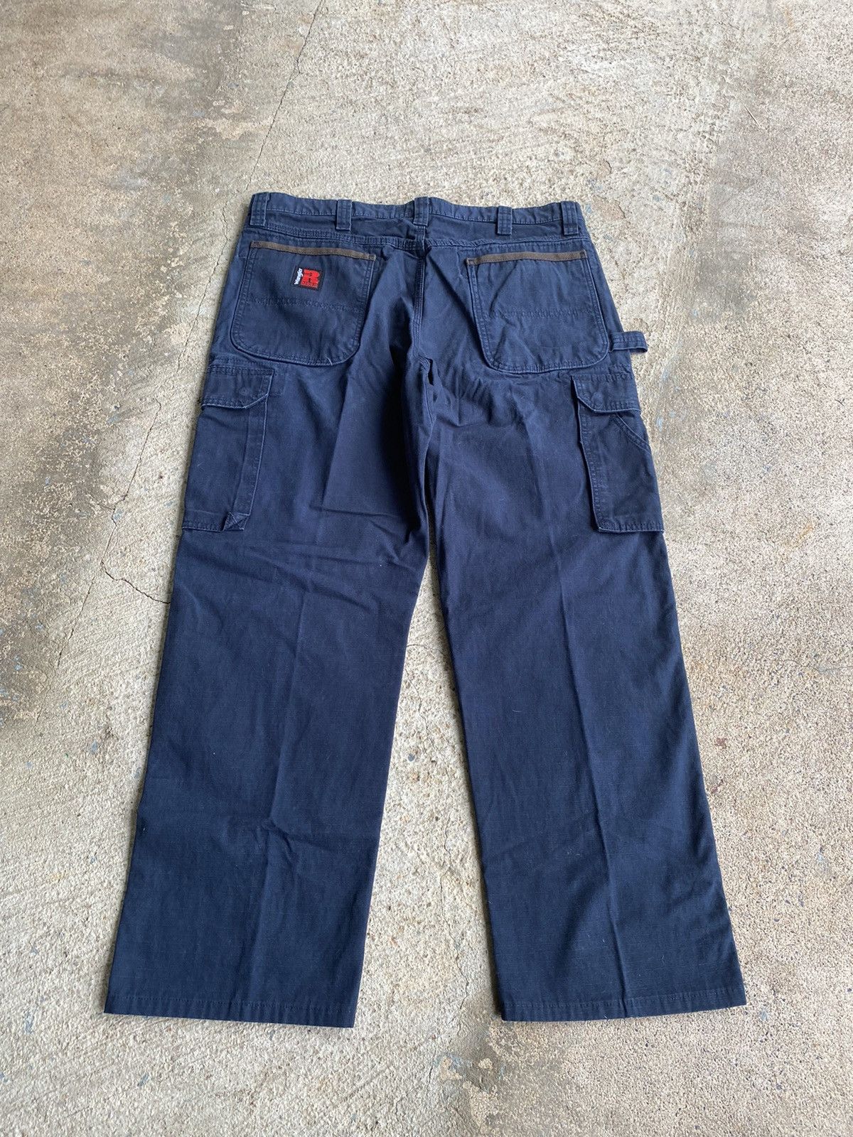 Vintage × Wrangler Vintage Wrangler Riggs Double Knee Cargo Pants Size US 36 / EU 52 - 5 Thumbnail