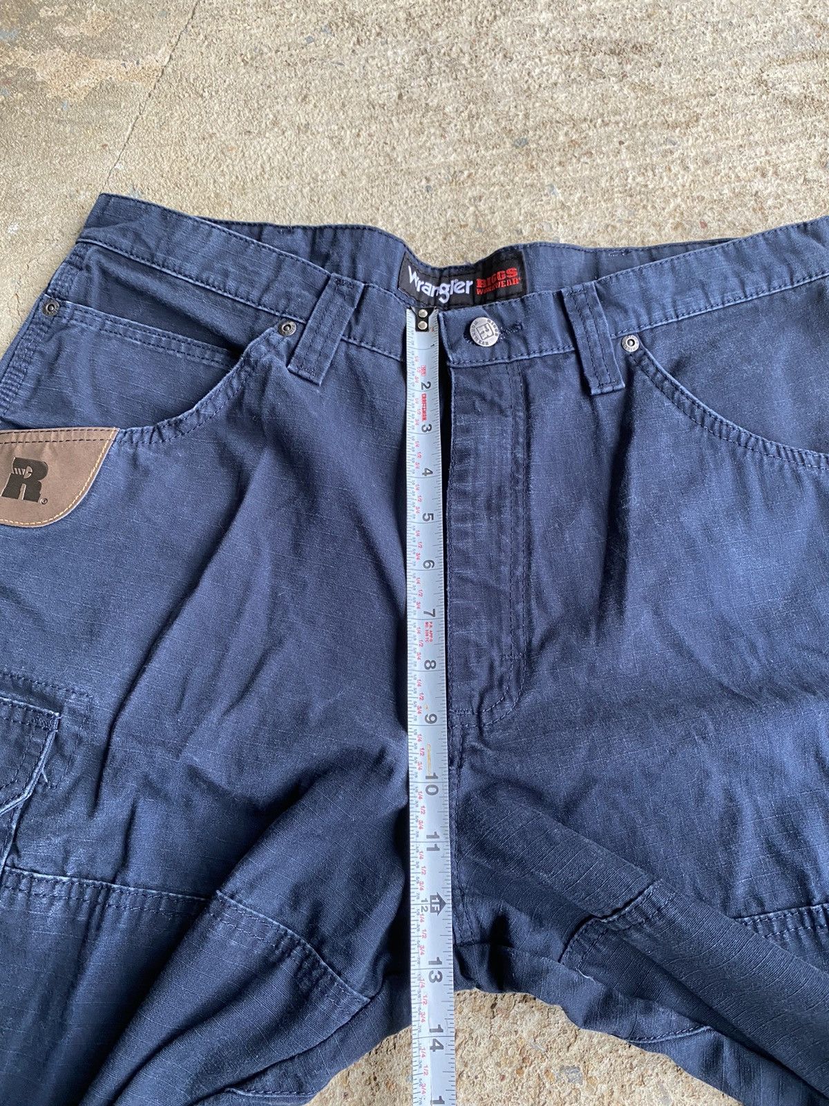 Vintage × Wrangler Vintage Wrangler Riggs Double Knee Cargo Pants Size US 36 / EU 52 - 9 Thumbnail