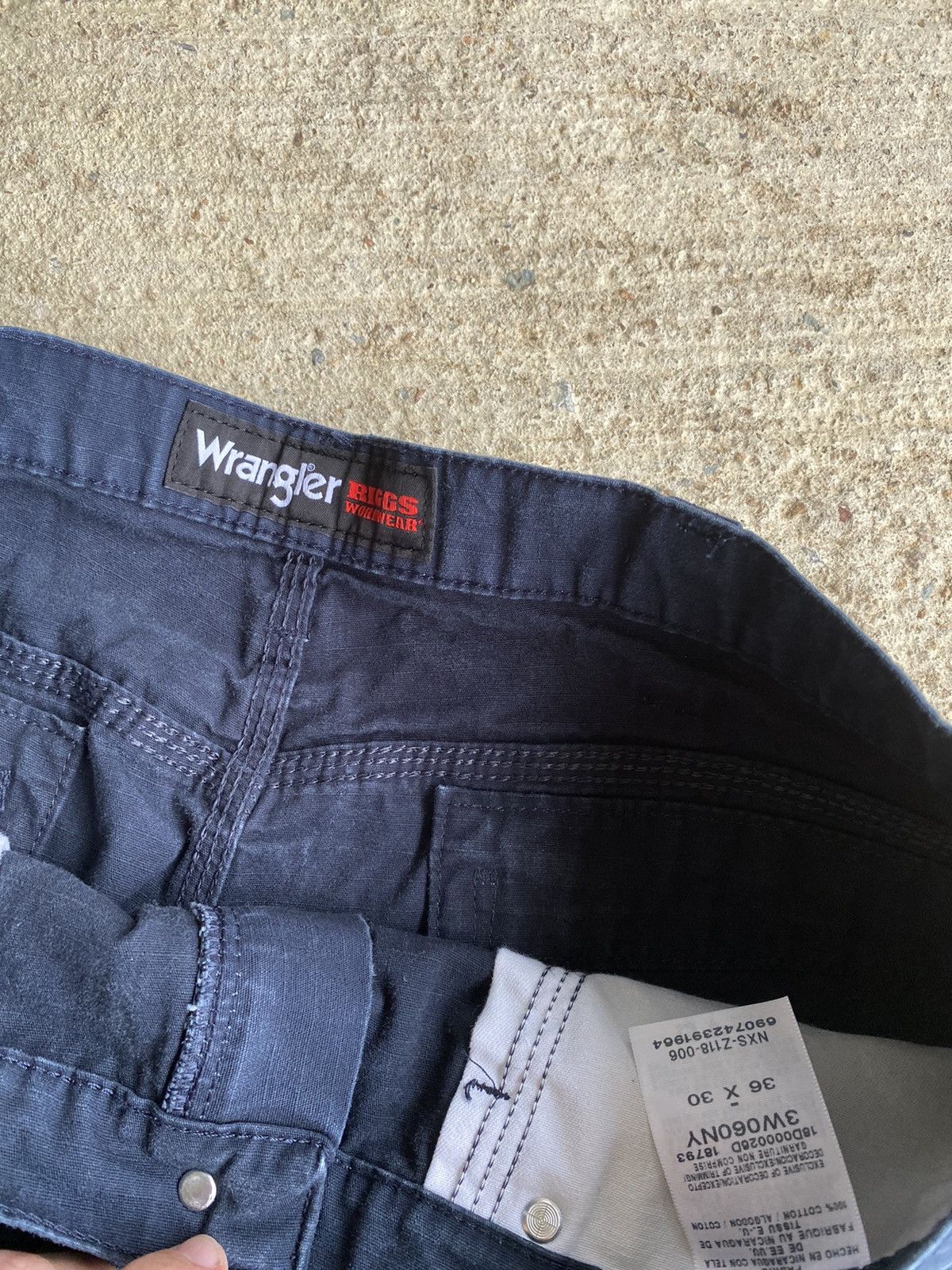 Vintage × Wrangler Vintage Wrangler Riggs Double Knee Cargo Pants Size US 36 / EU 52 - 4 Thumbnail